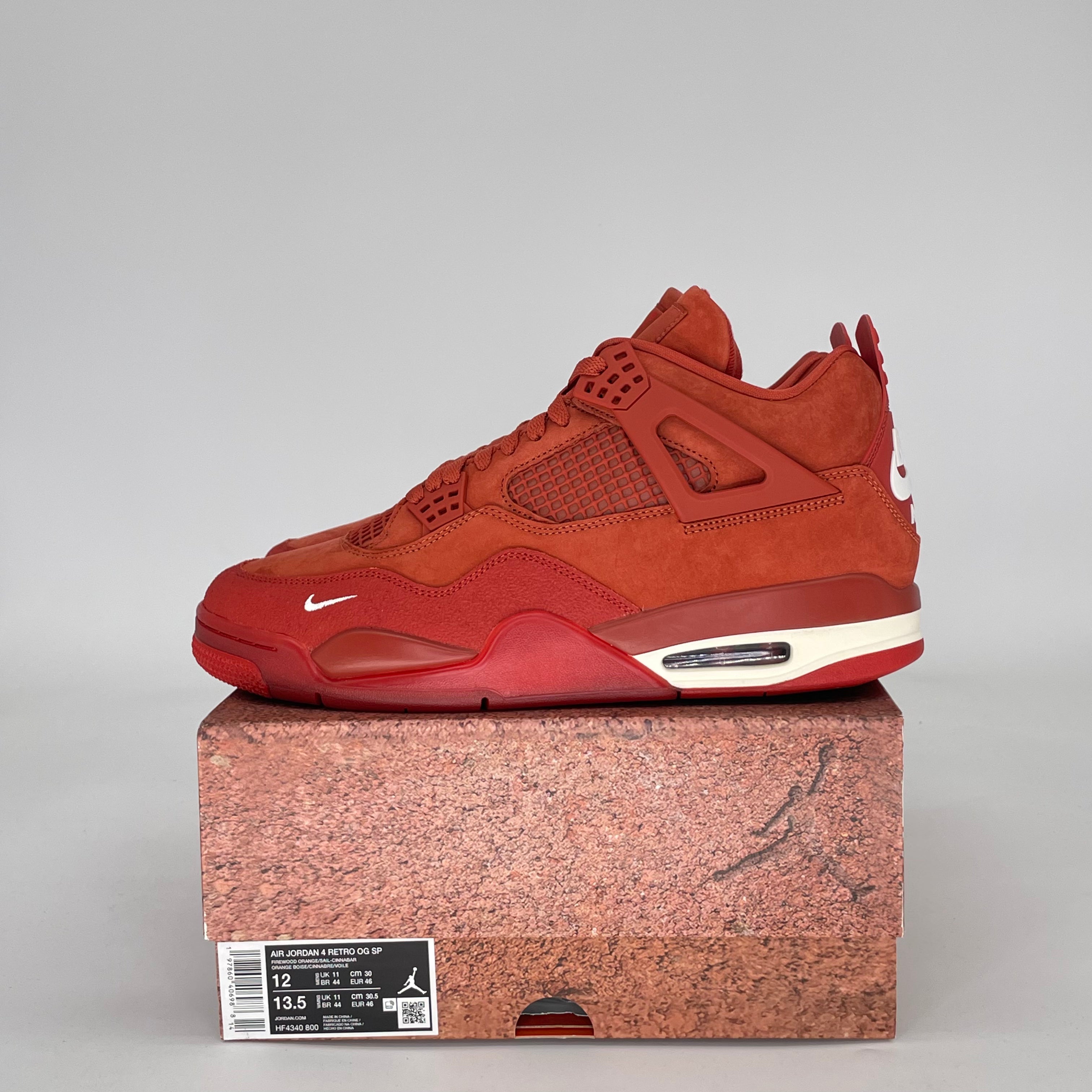 AIR JORDAN 4 NIGEL SYLVESTER BRICK BY BRICK HF4340-800 SIZE 12/13.5W