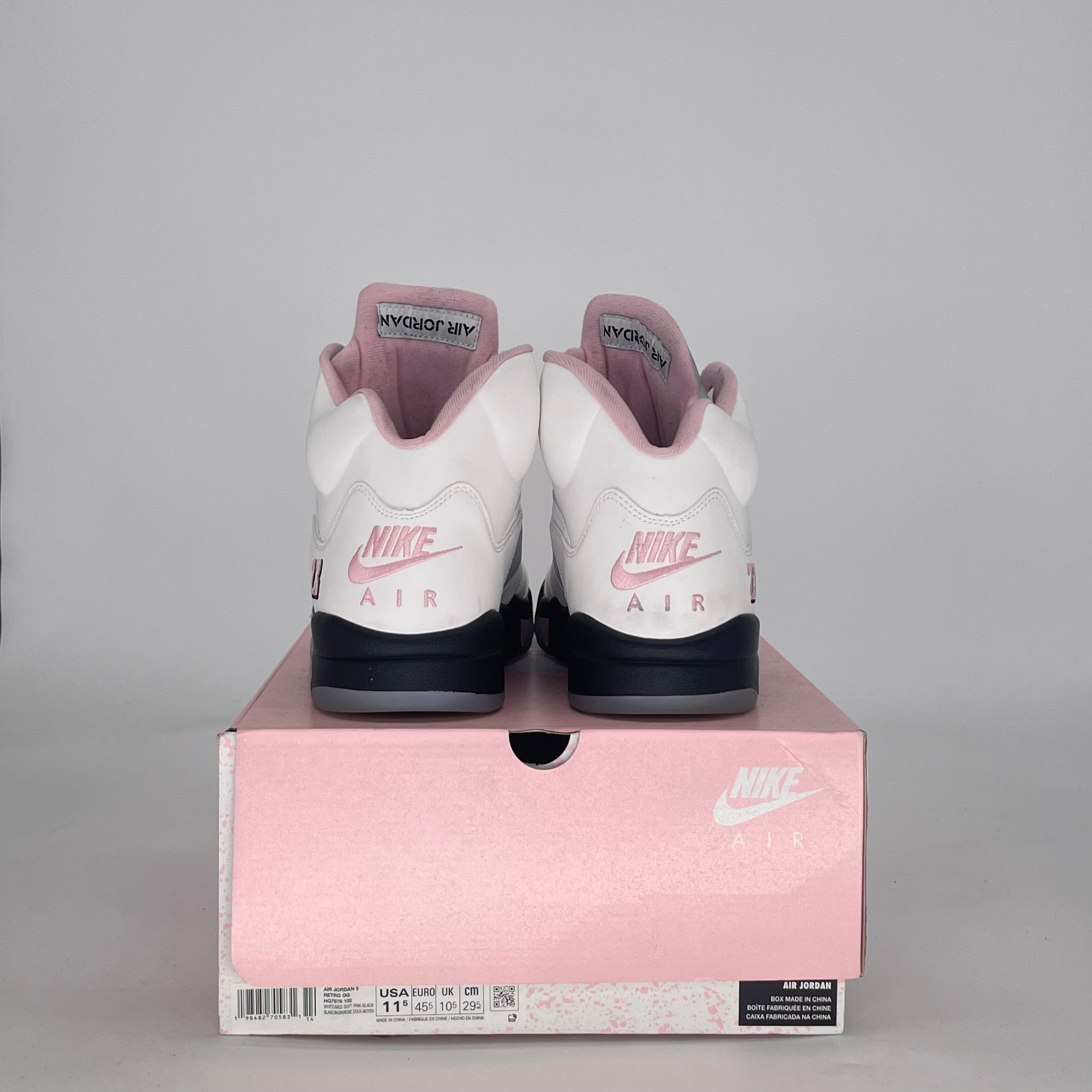 AIR JORDAN 5 MEDIUM SOFT PINK HQ7978-102 SIZE 11.5/13W
