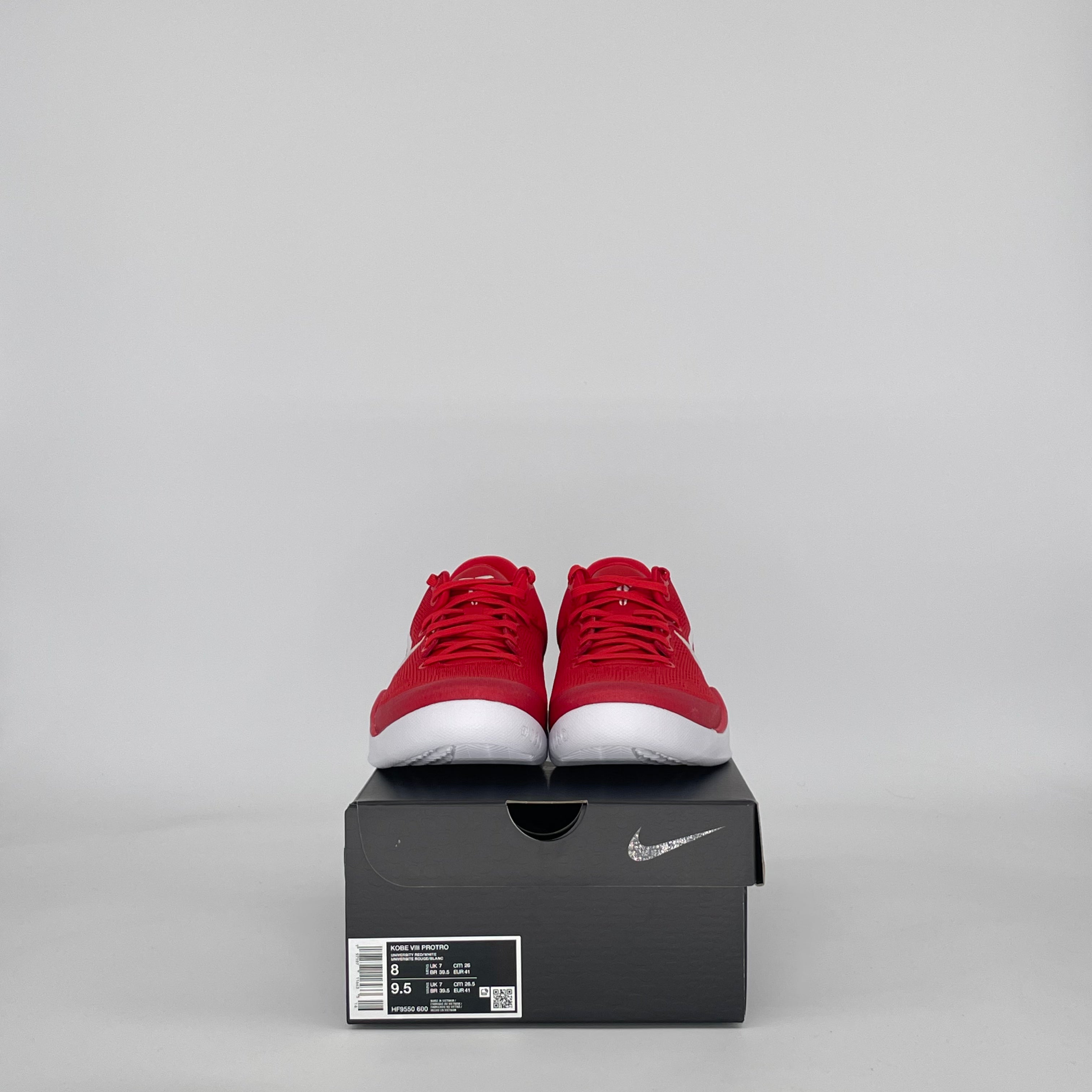 NIKE KOBE 8 PROTRO UNIVERSITY RED HF9550-600 SIZE 8/9.5W