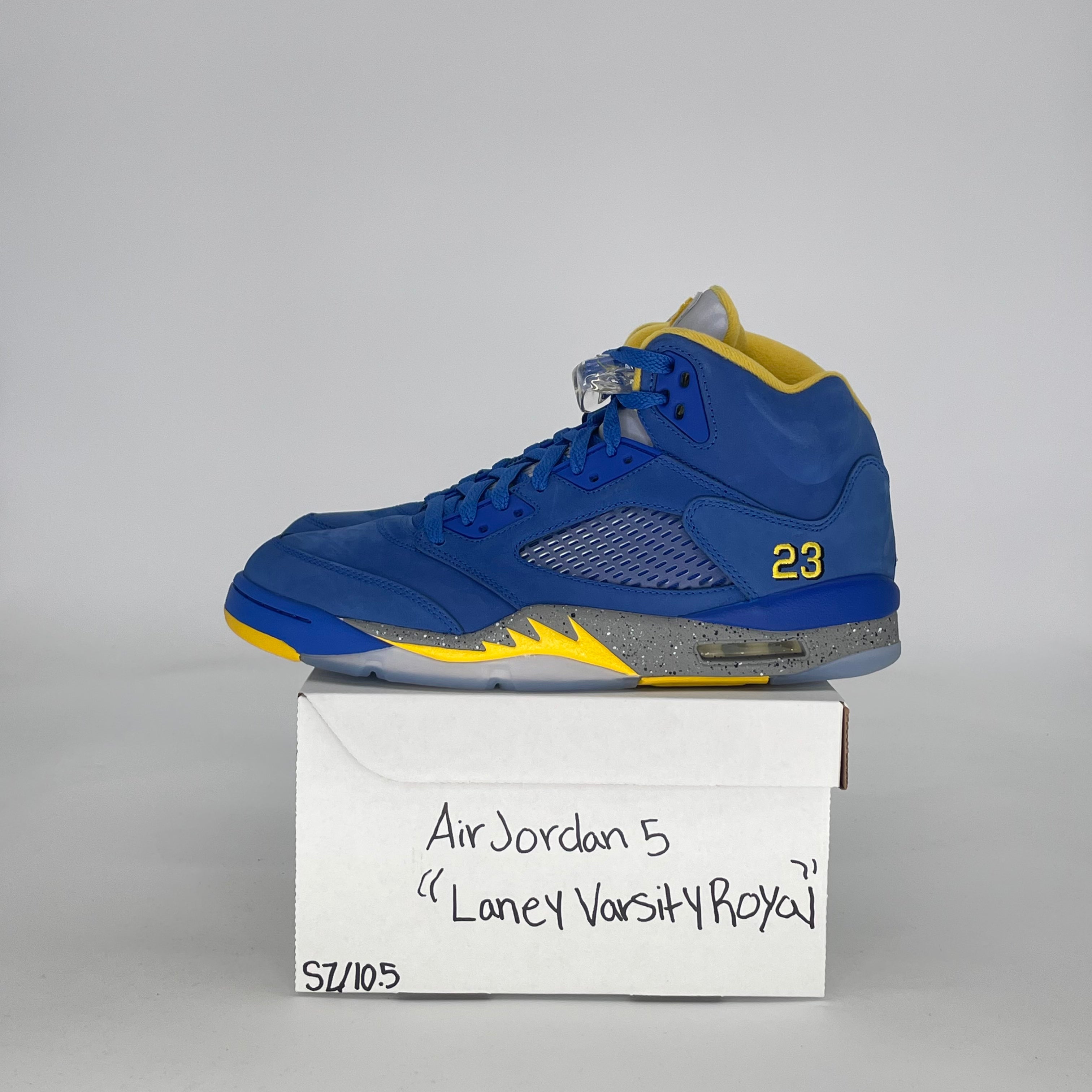 AIR JORDAN 5 LANEY VARSITY ROYAL CD2720-400 SIZE 10.5/12W