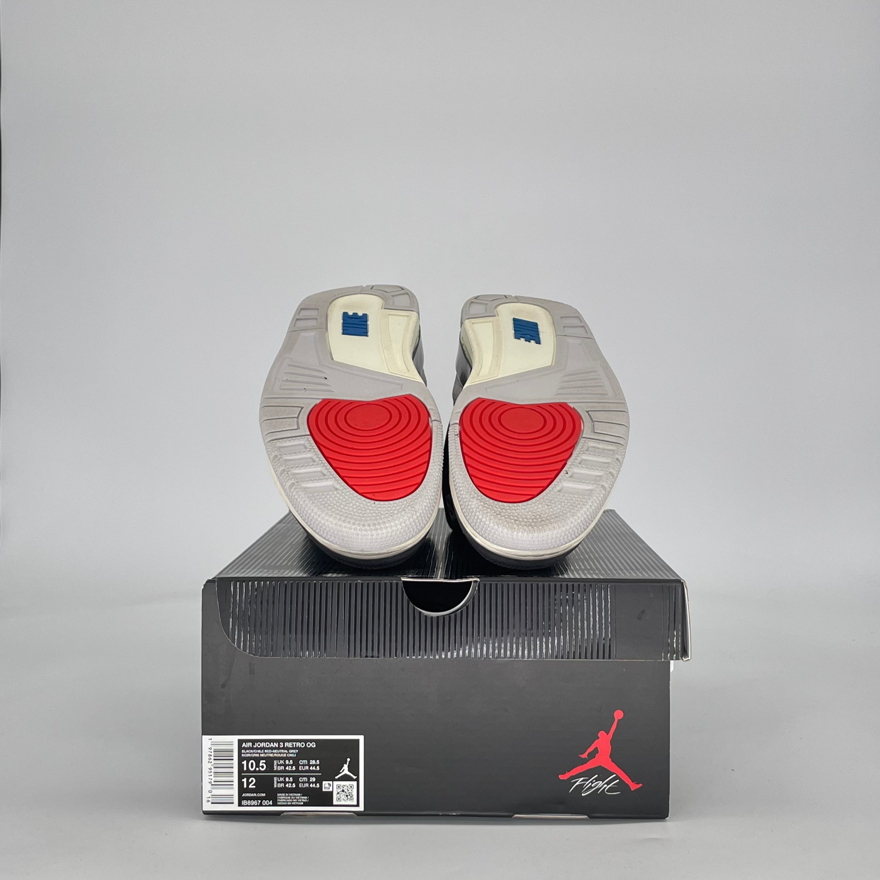AIR JORDAN 3 RARE AIR IB8967-004 SIZE 10.5/12W
