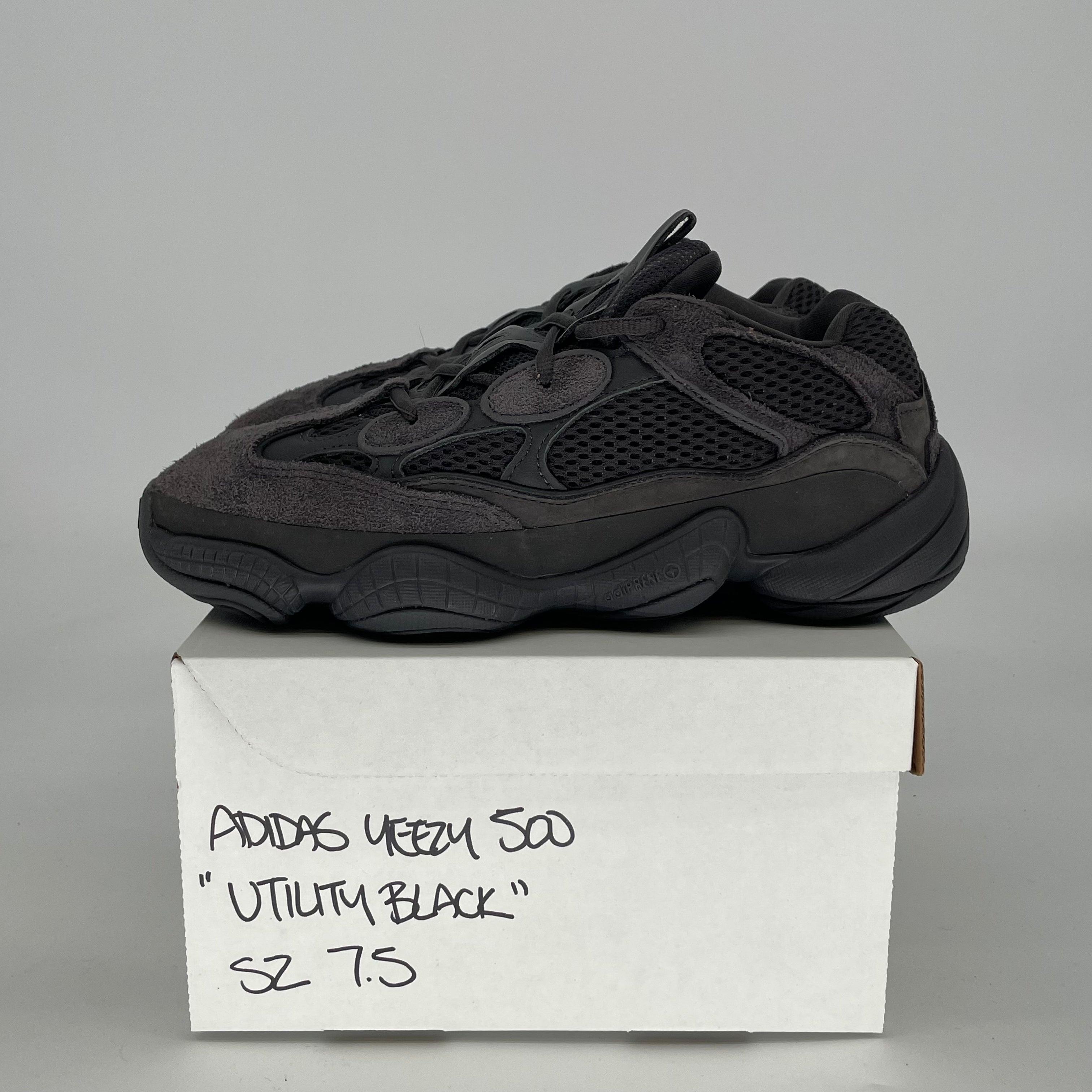 ADIDAS YEEZY 500 UTILITY BLACK F36640 SIZE 7.5/9W