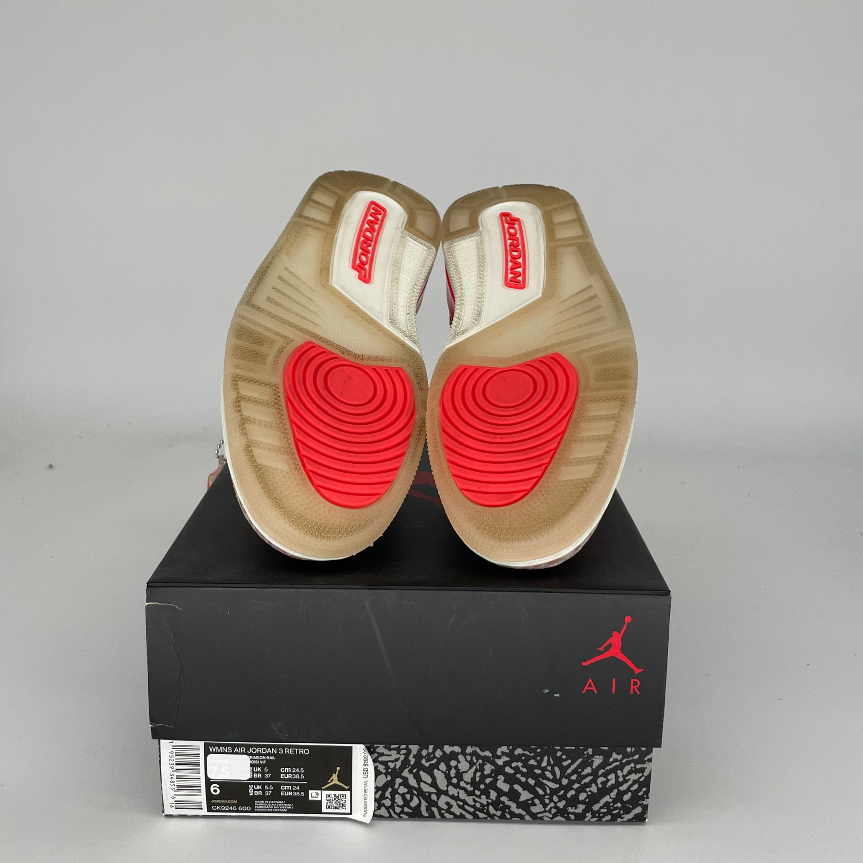 AIR JORDAN 3 RUST PINK W SIZE 6/7.5W CK9246-600