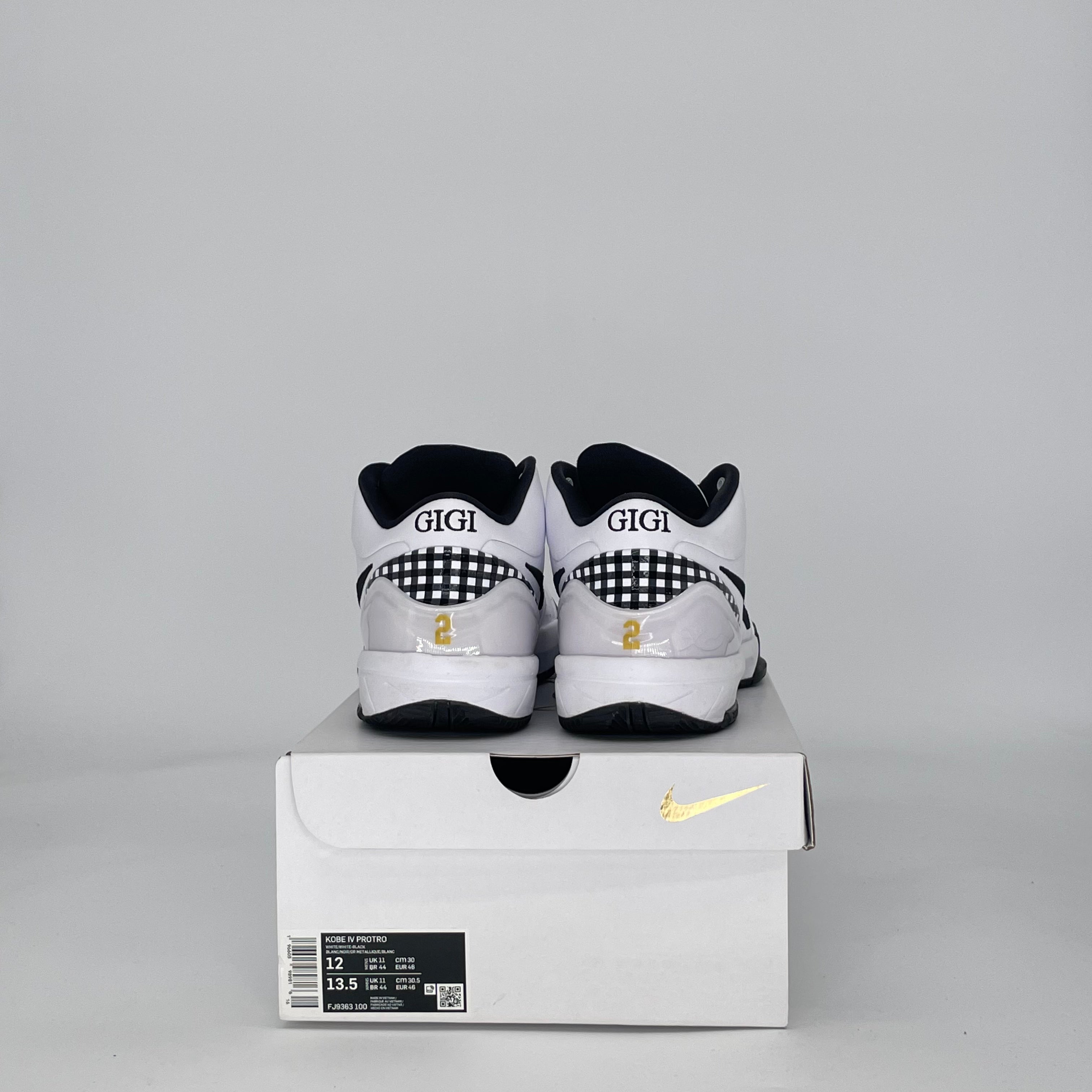 NIKE KOBE 4 PROTRO MAMBACITA GIGI FJ9363-100 SIZE 12/13.5W