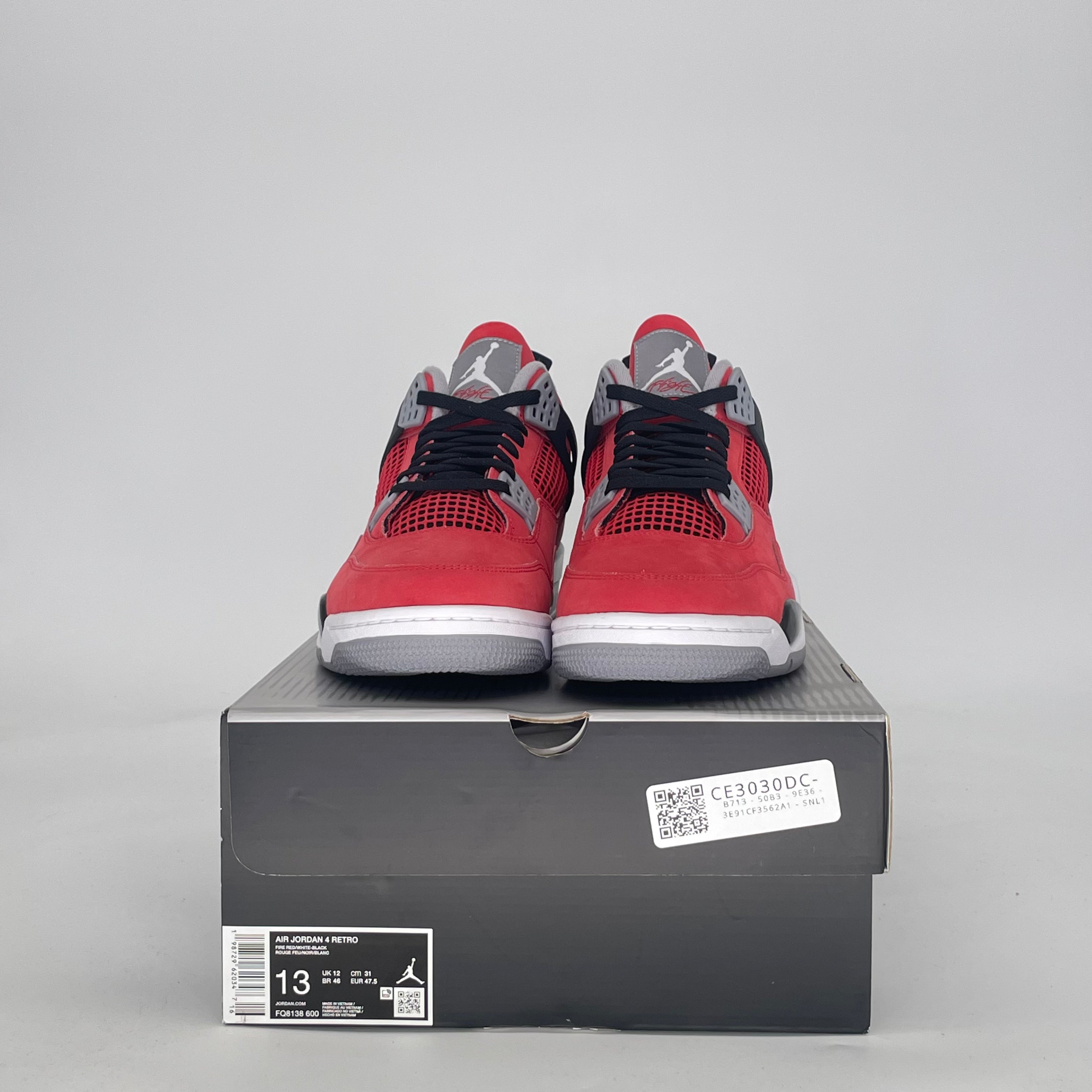 AIR JORDAN 4 TORO BRAVO FQ8138-600 SIZE 13/14.5W