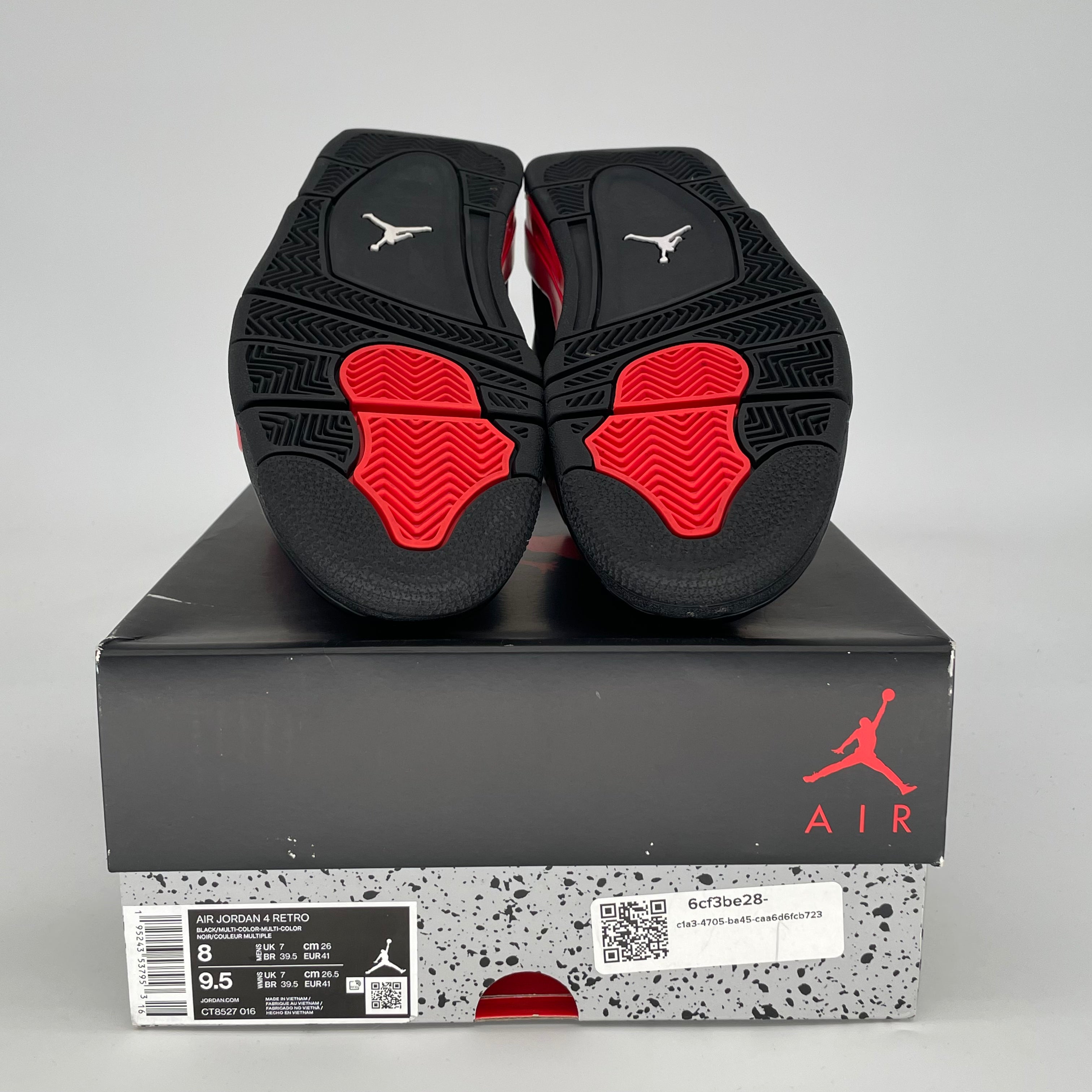 AIR JORDAN 4 RED THUNDER CT8527-016 SIZE 8/9.5W