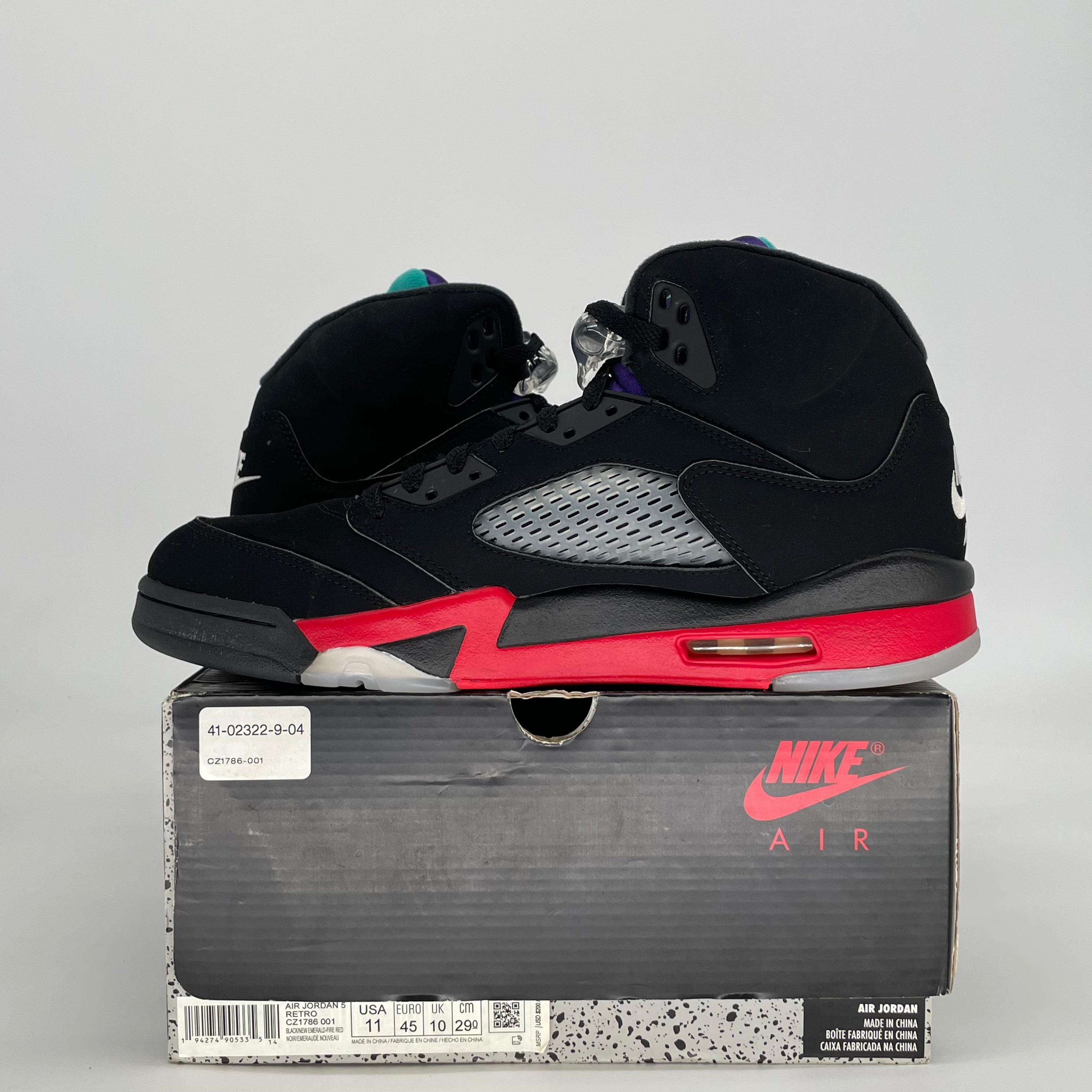 AIR JORDAN 5 TOP 3 CZ1786-001 SIZE 11/12.5W