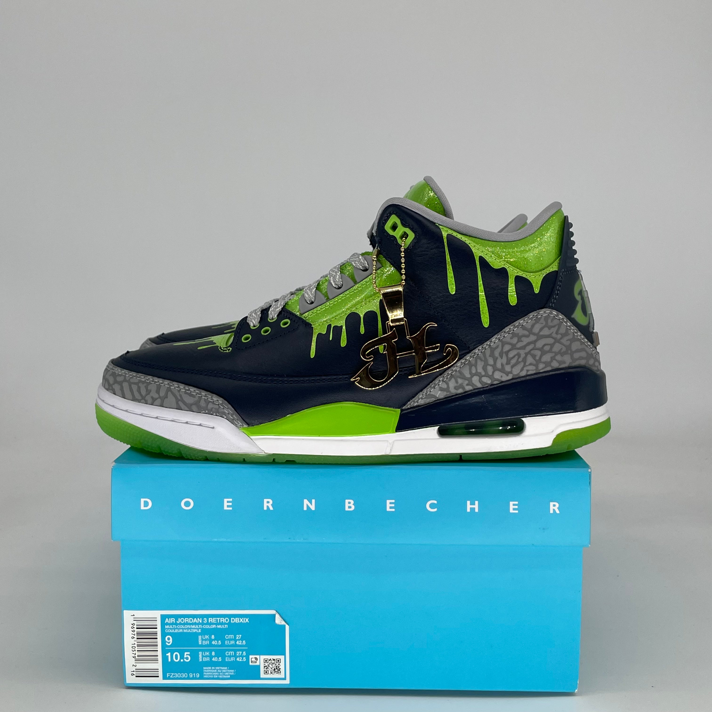 AIR JORDAN 3 DOERNBECHER HUGO FZ3030-919 SIZE 9/10.5W