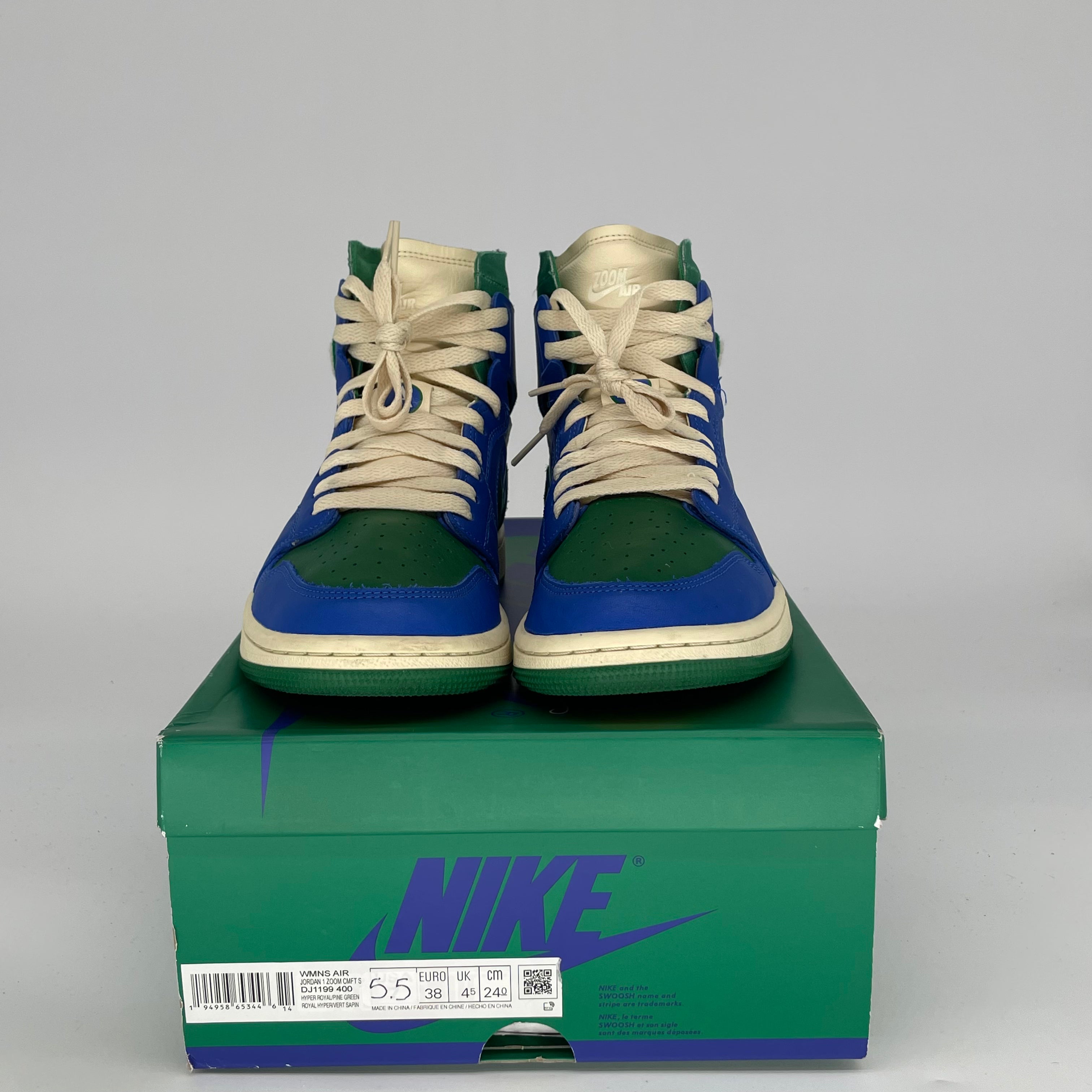 AIR JORDAN 1 ZOOM AIR CMFT ALEALI MAY CALIFIA DJ1199-400 SIZE 5.5/7W