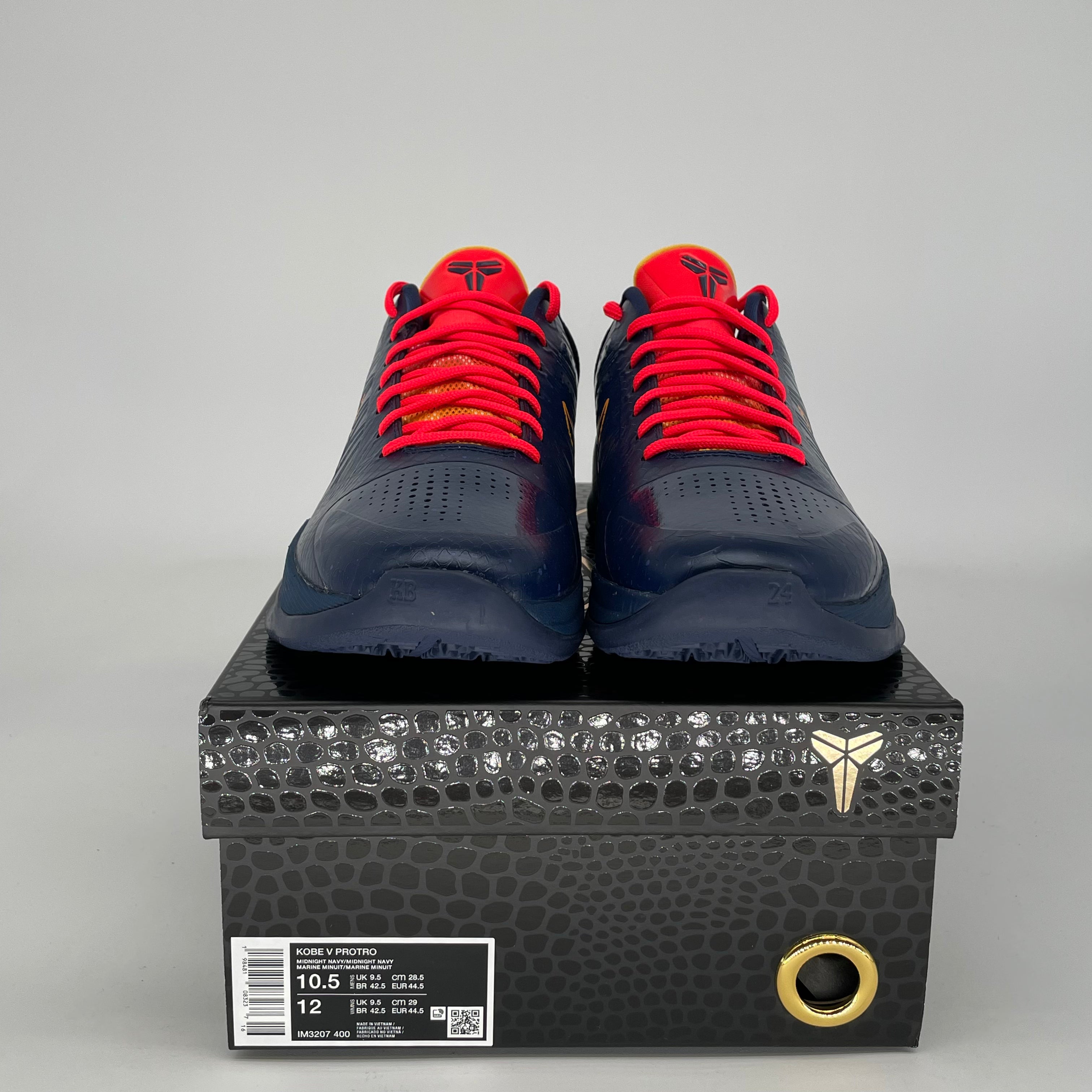 NIKE KOBE 5 PROTRO CAITLIN CLARK INDIANA FEVER IM3207-400 SIZE 10.5/12W