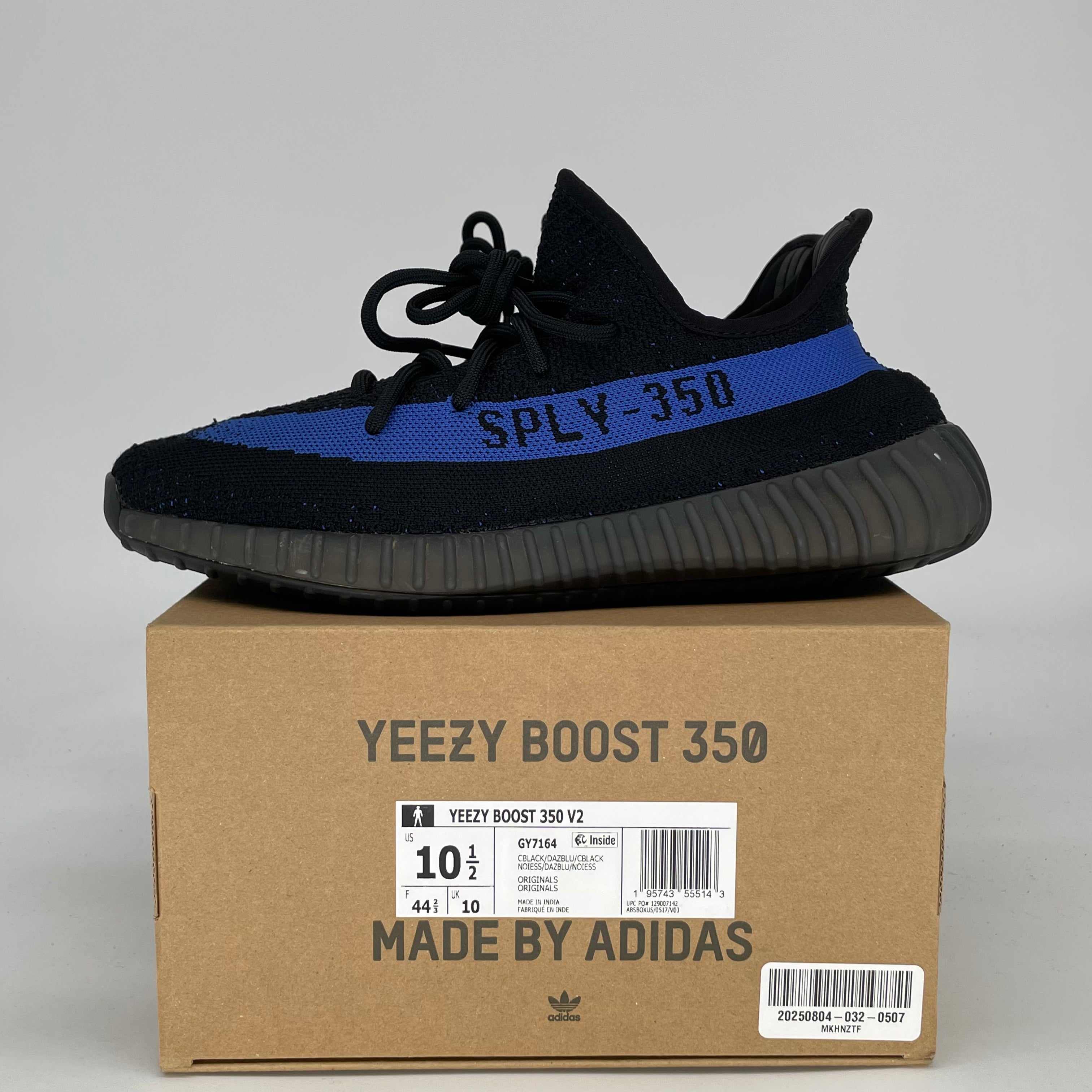ADIDAS YEEZY 350 V2 DAZZLING BLUE GY7164 SIZE 10.5/12W