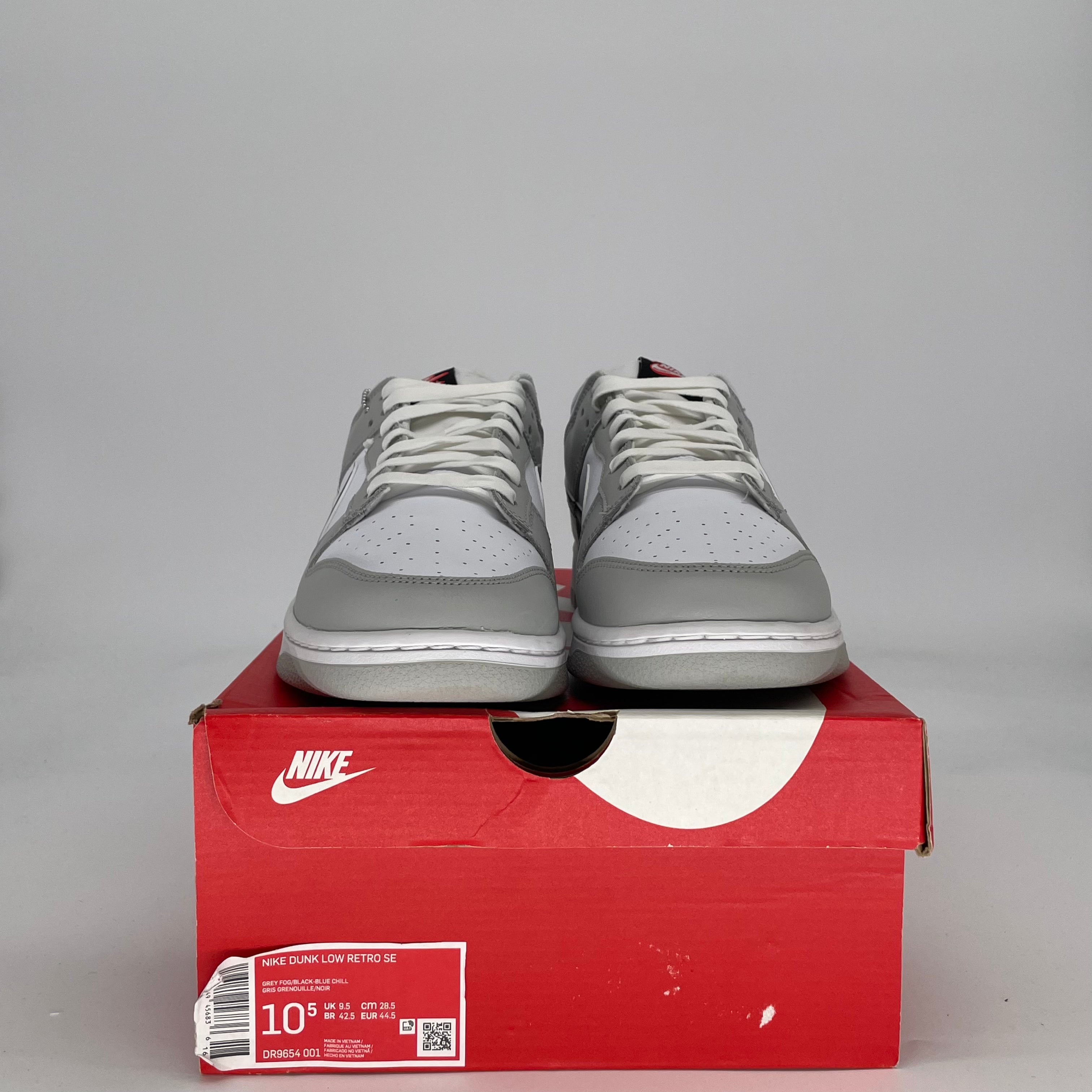 NIKE DUNK LOW LOTTERY PACK GREY FOG DR9654-001 SIZE 10.5/12W