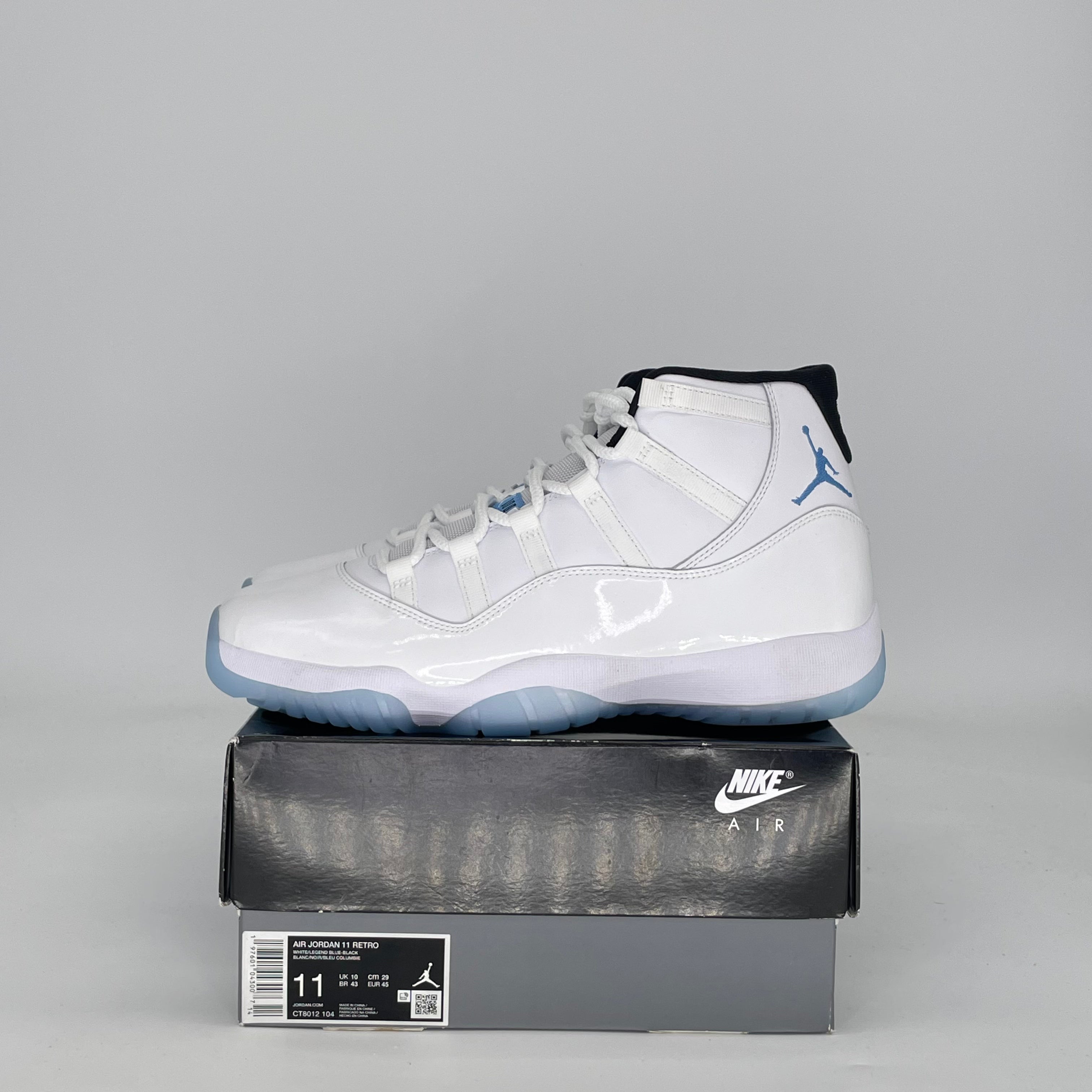 AIR JORDAN 11 LEGEND BLUE CT8012-104 SIZE 11/12.5W