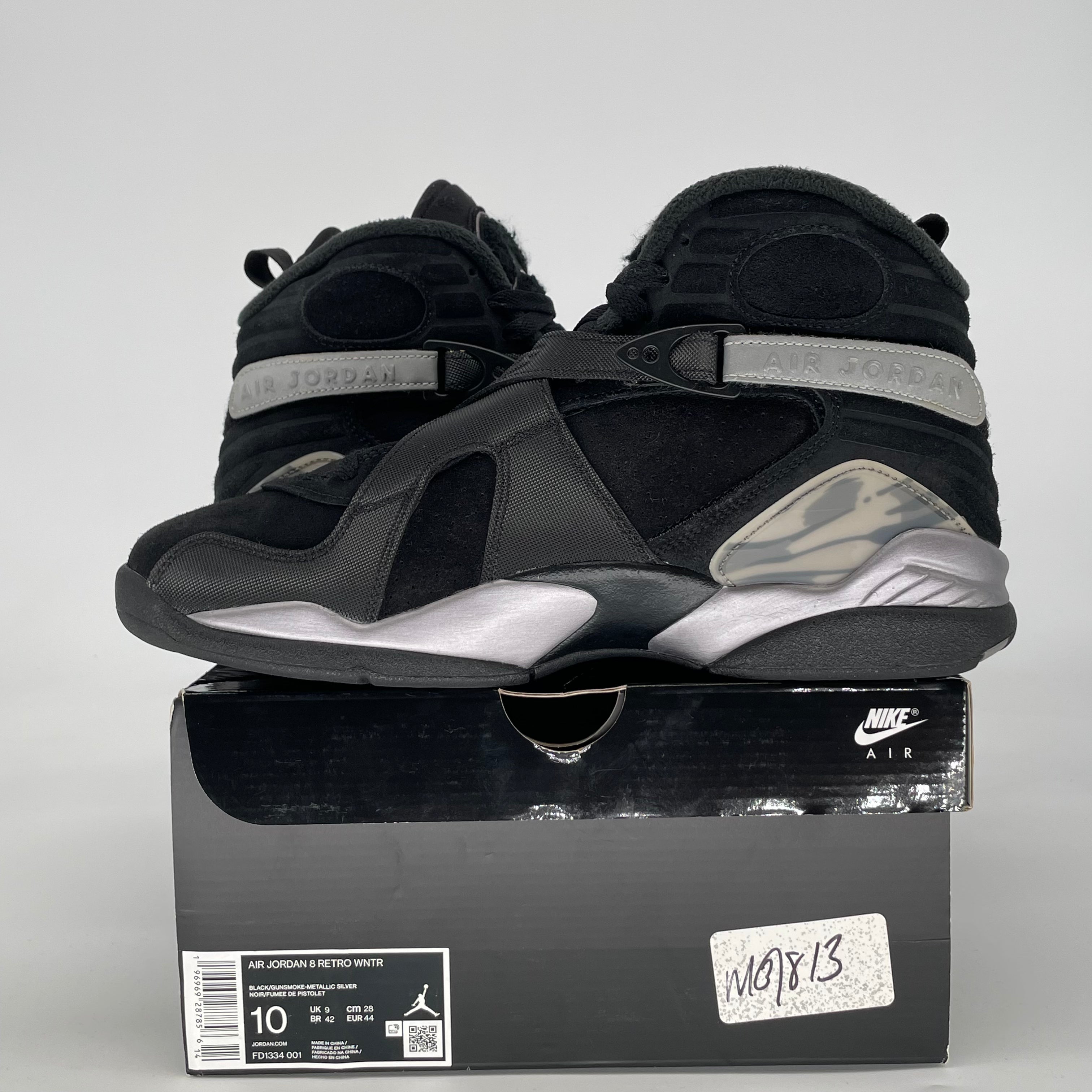 AIR JORDAN 8 WINTERIZED GUNSMOKE FD1334-001 SIZE 10/11.5W