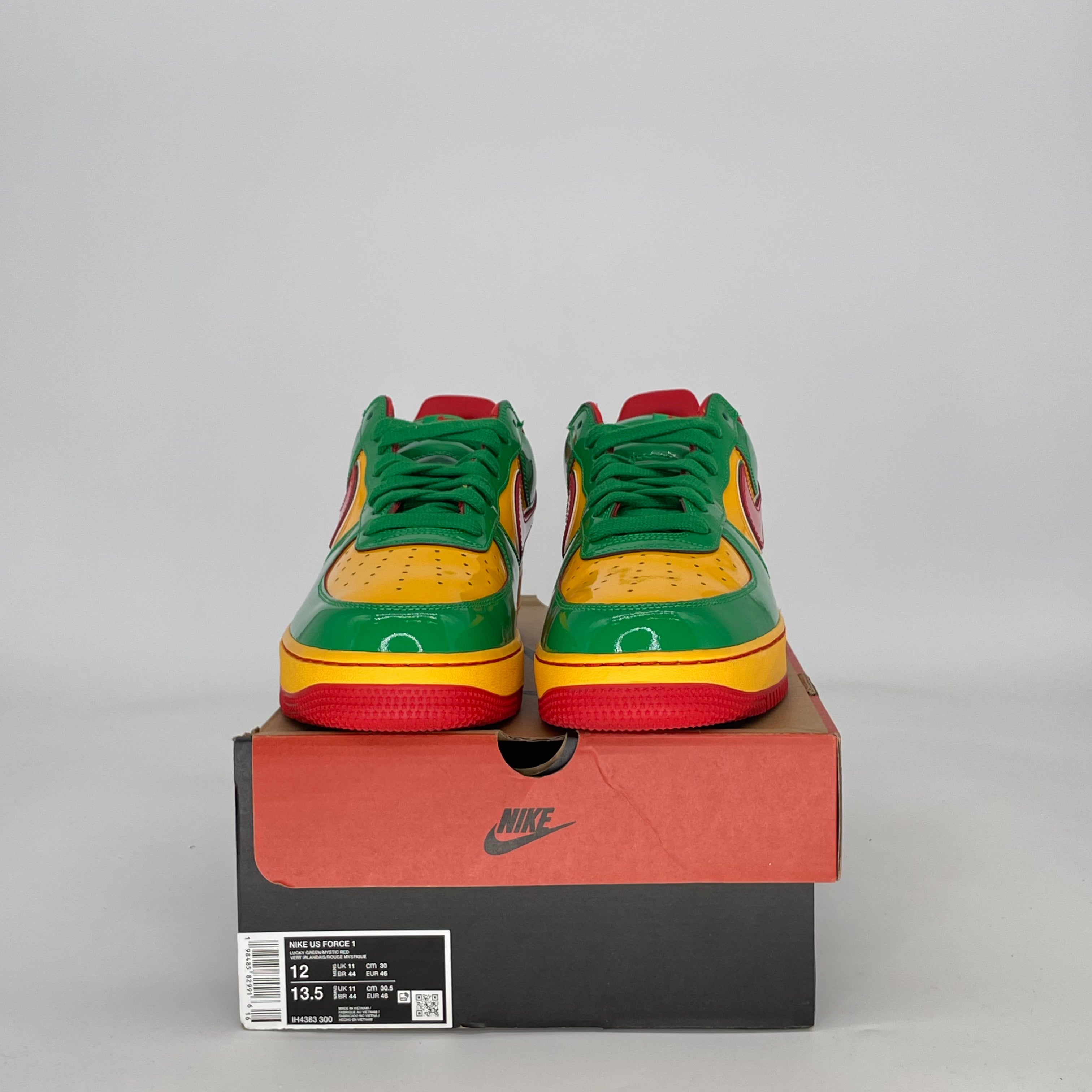 NIKE AIR FORCE 1 LOW LIL YACHTY CONCRETE BOYS LUCKY GREEN IH4383-300 SIZE 12/13.5W