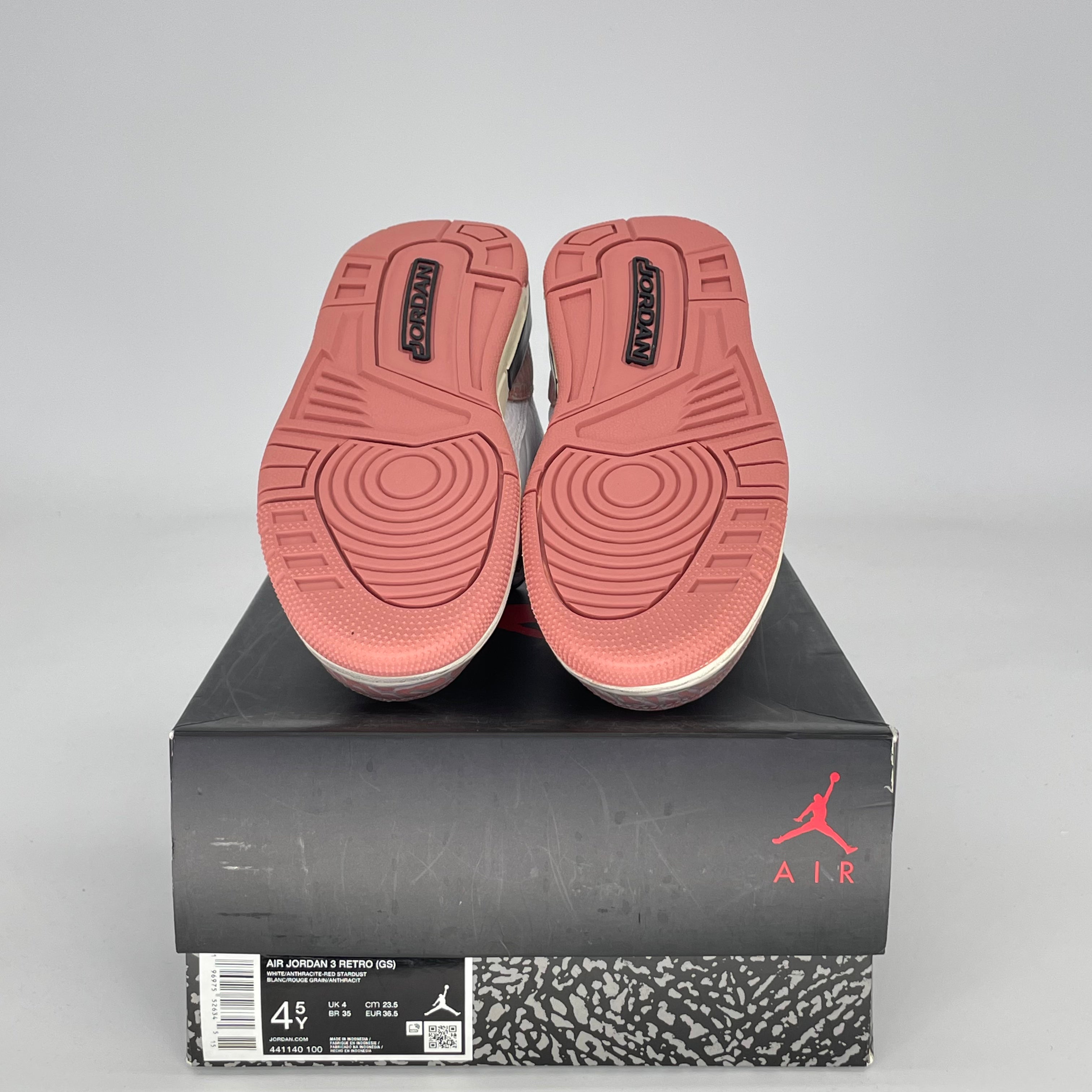 Air Jordan 3 Vintage Floral Shoes - SKU 441140-100 Size 4.5/6W GS