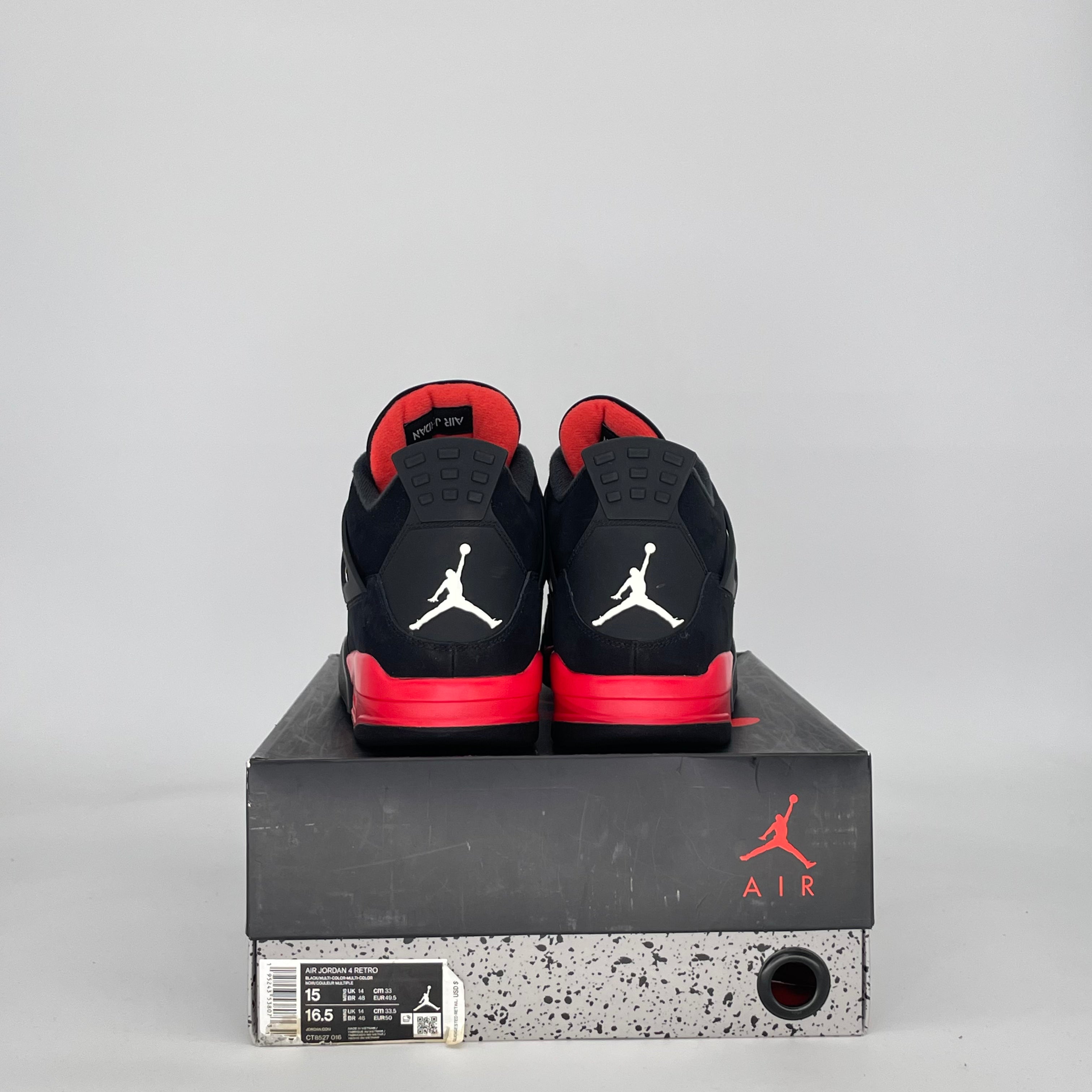 AIR JORDAN 4 RED THUNDER CT8527-016 SIZE 15/16.5W
