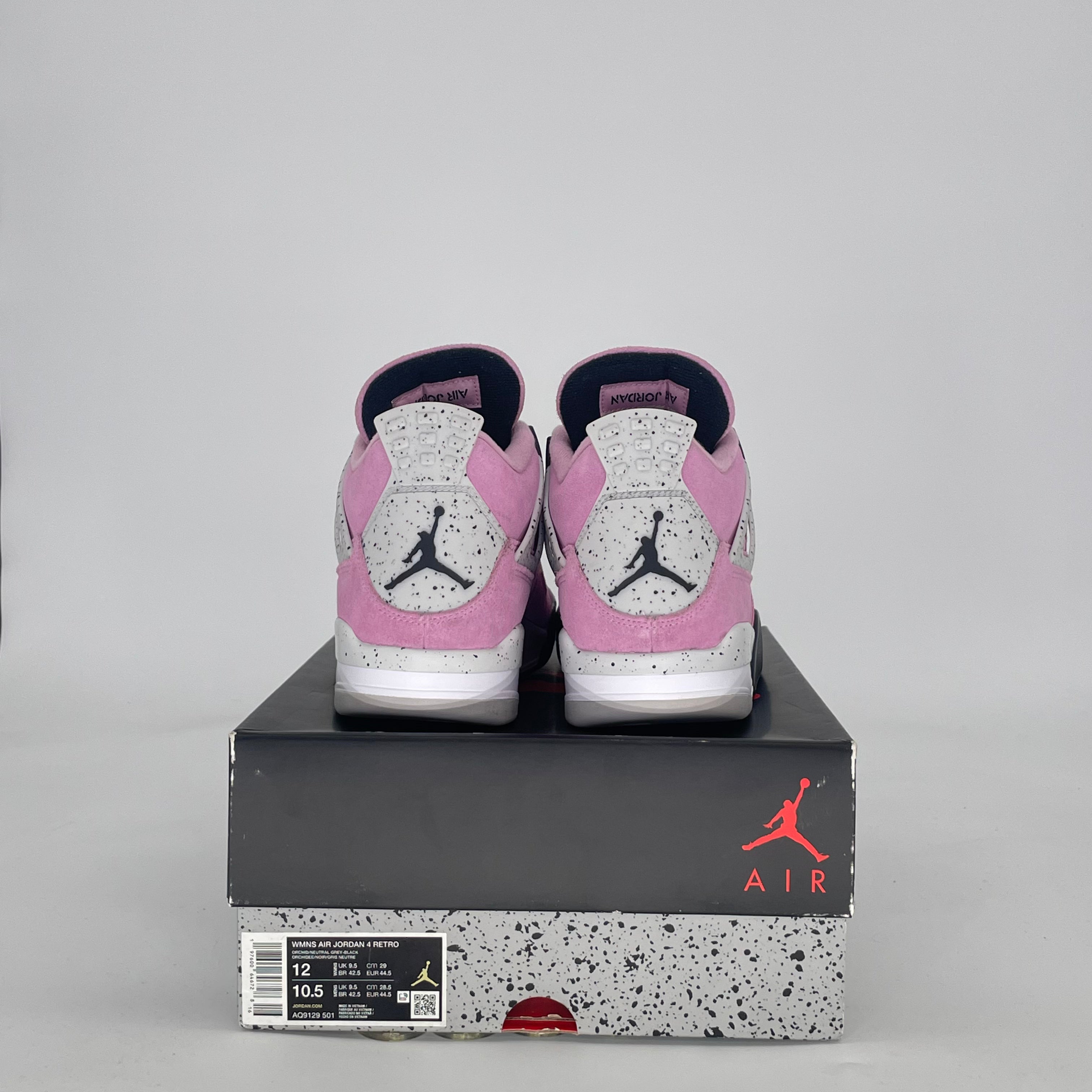 AIR JORDAN 4 ORCHID AQ9129-501 SIZE 10.5/12W