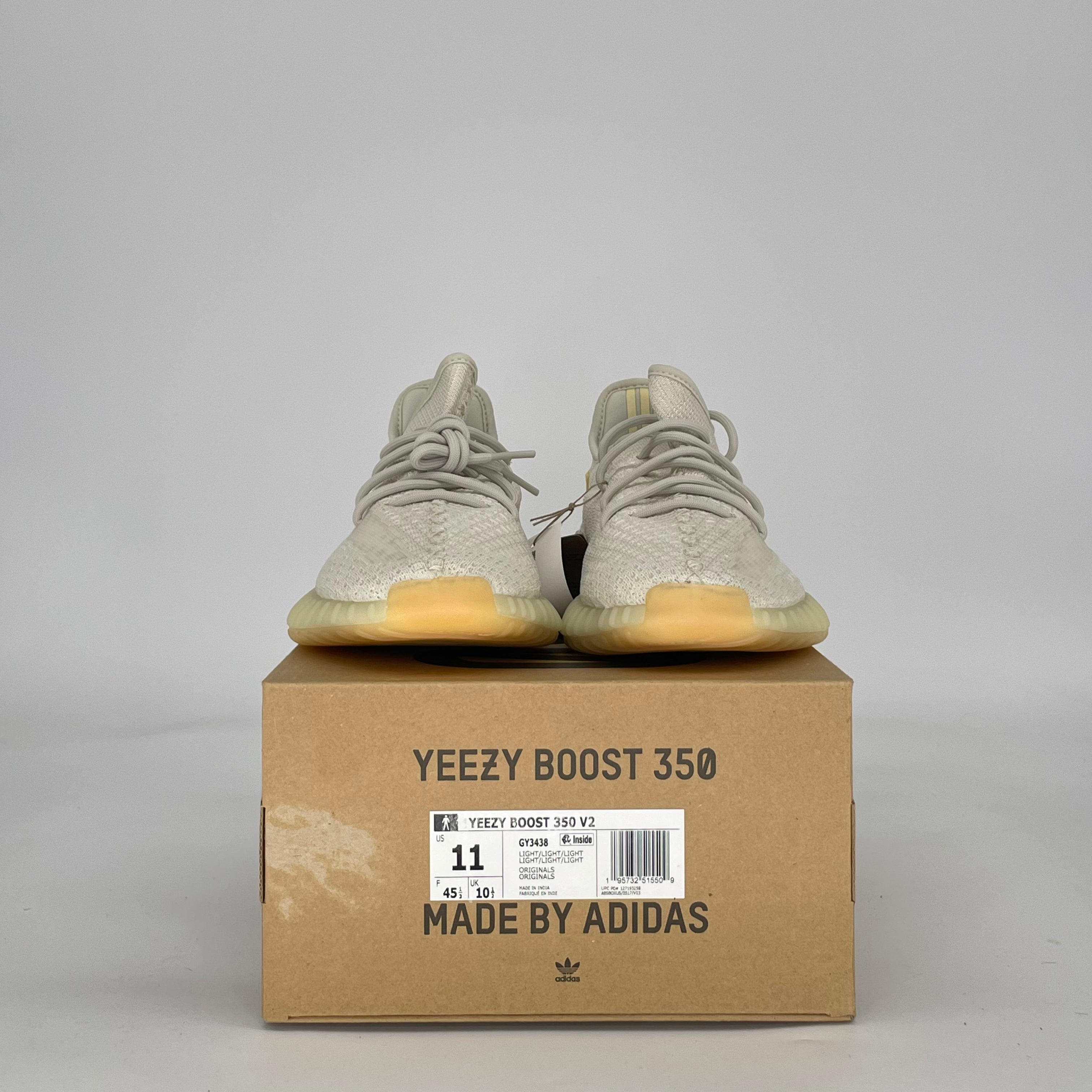 ADIDAS YEEZY BOOST 350 V2 LIGHT GY3438 SIZE 11/12.5W