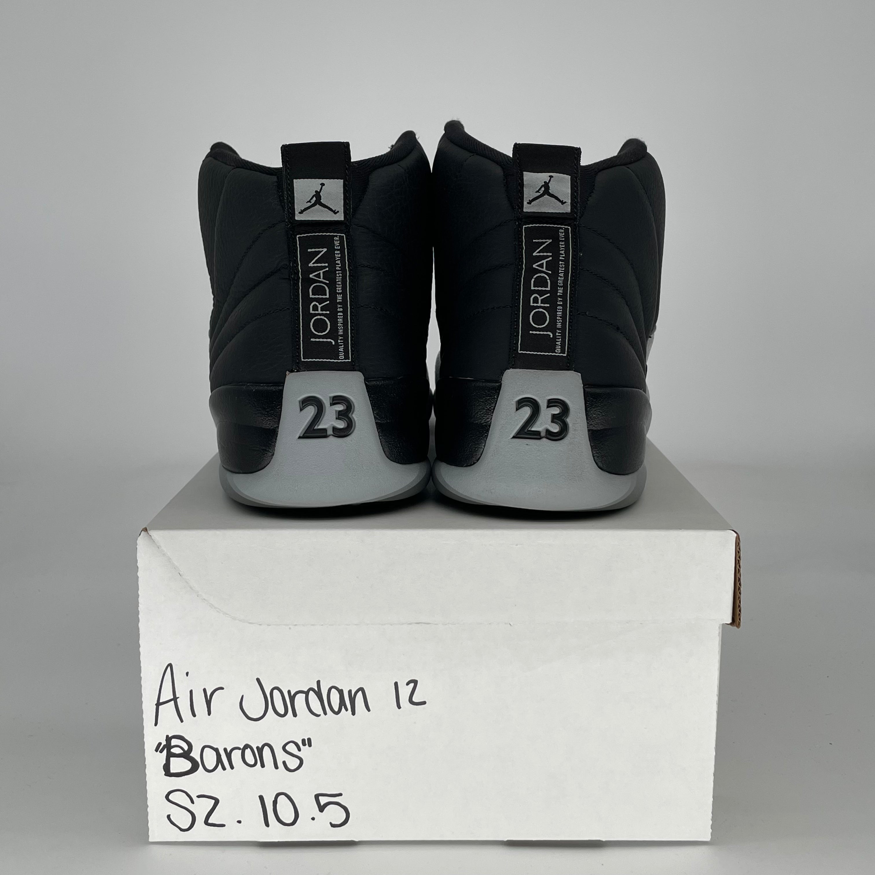 AIR JORDAN 12 BARONS CT8013-010 SIZE 10.5/12W