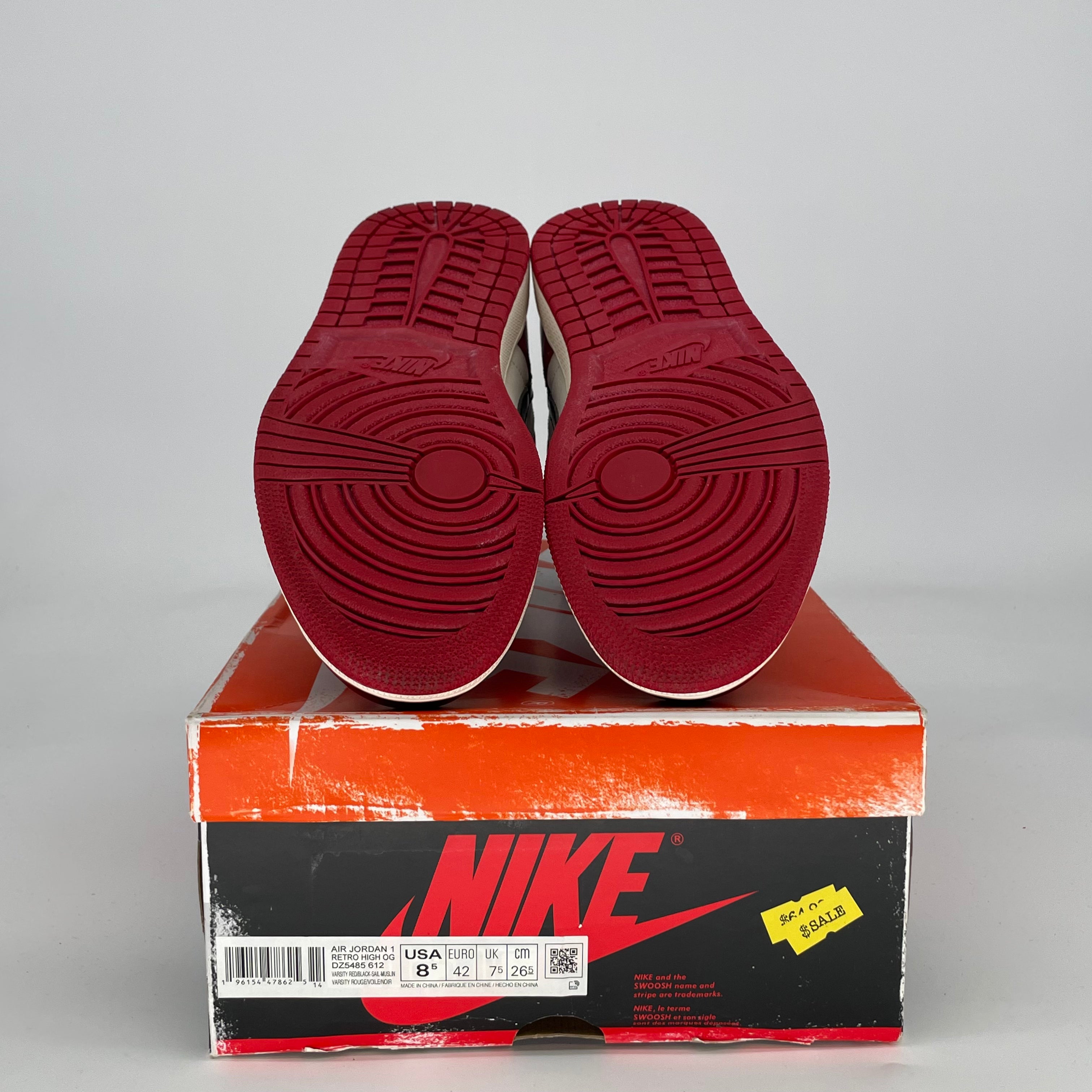 AIR JORDAN 1 CHICAGO LOST AND FOUND DZ5485-612 SIZE 8.5/10W