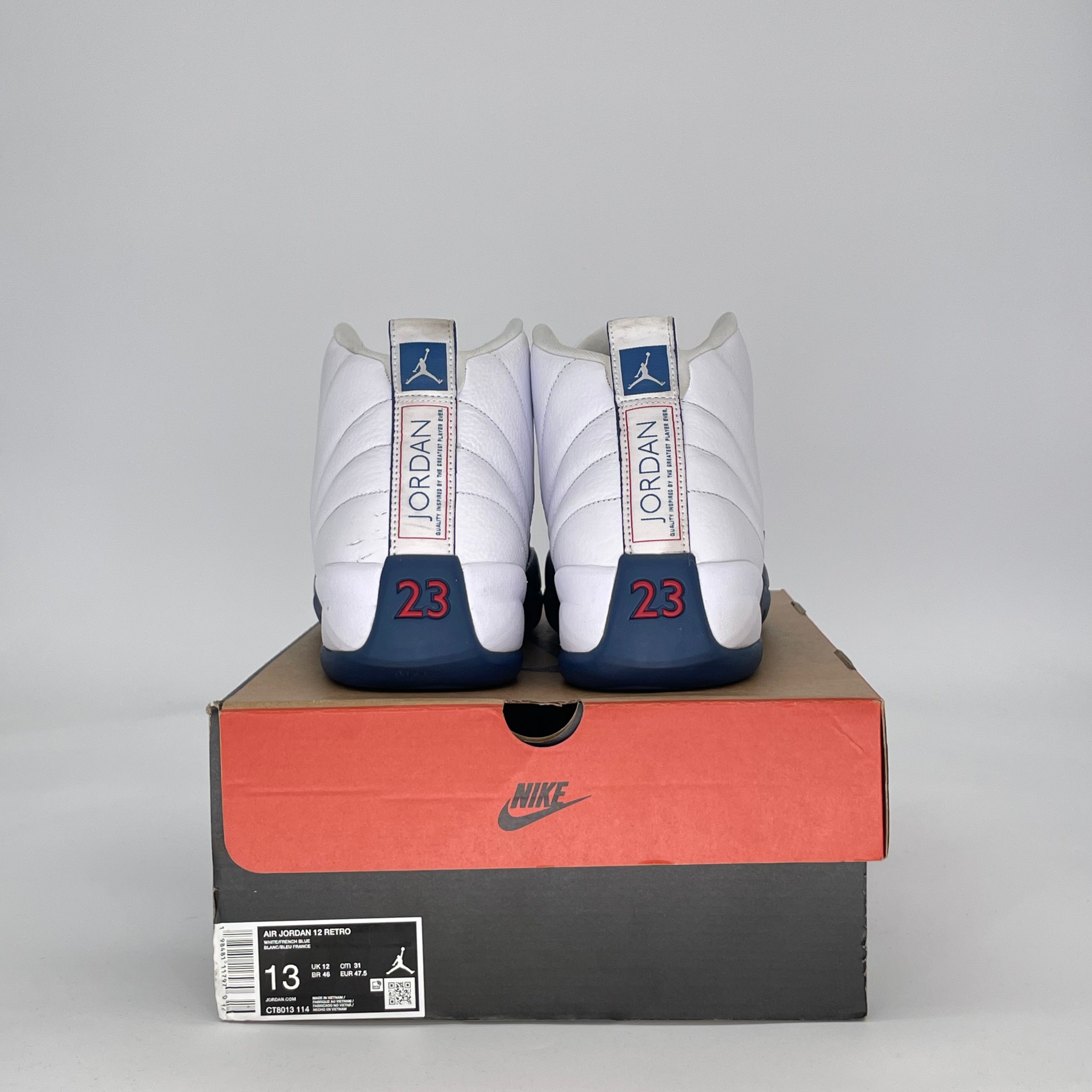 AIR JORDAN 12 FRENCH BLUE CT8013-114 SIZE 13/14.5W