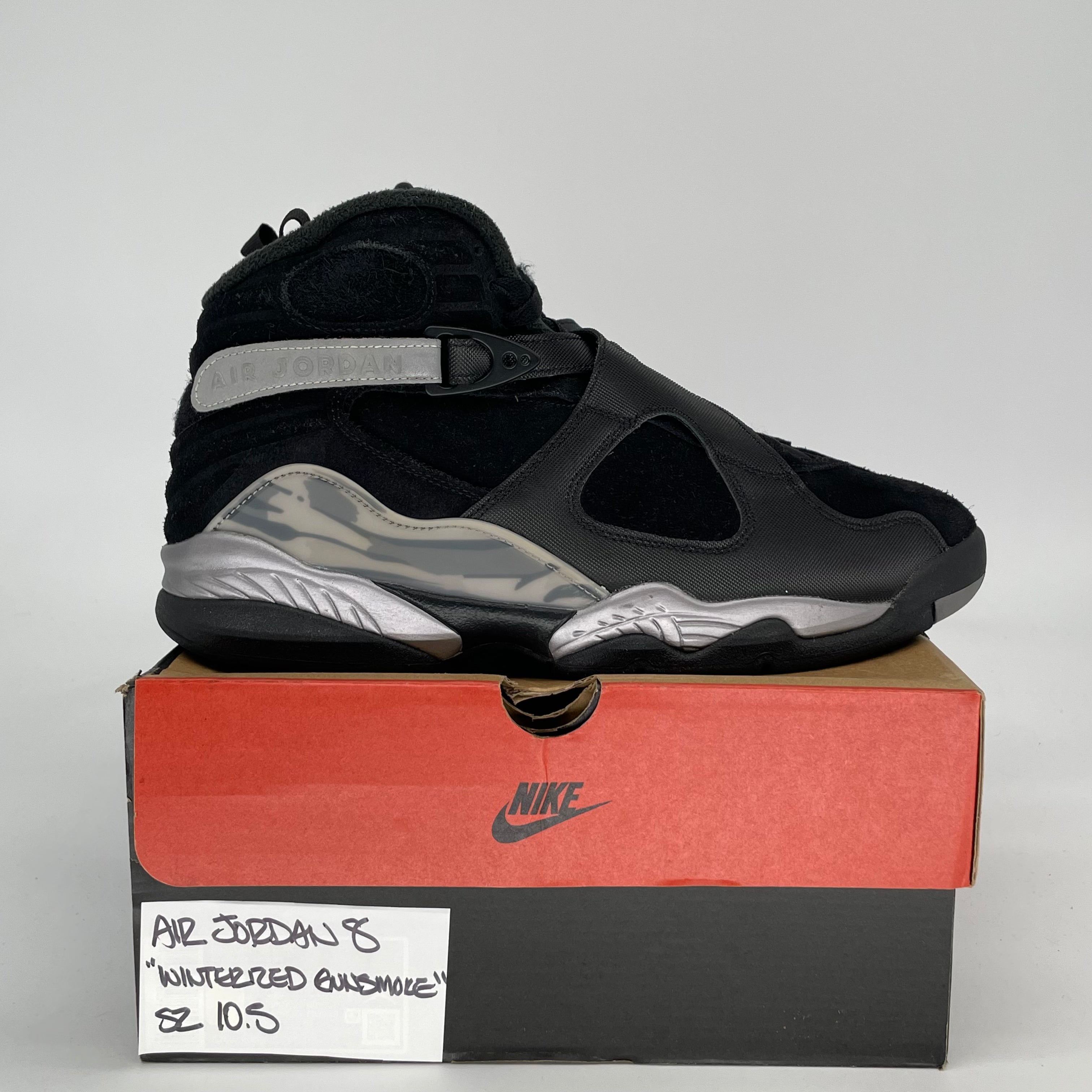 AIR JORDAN 8 WINTERIZED GUNSMOKE FD1334-001 SIZE 10.5/12W