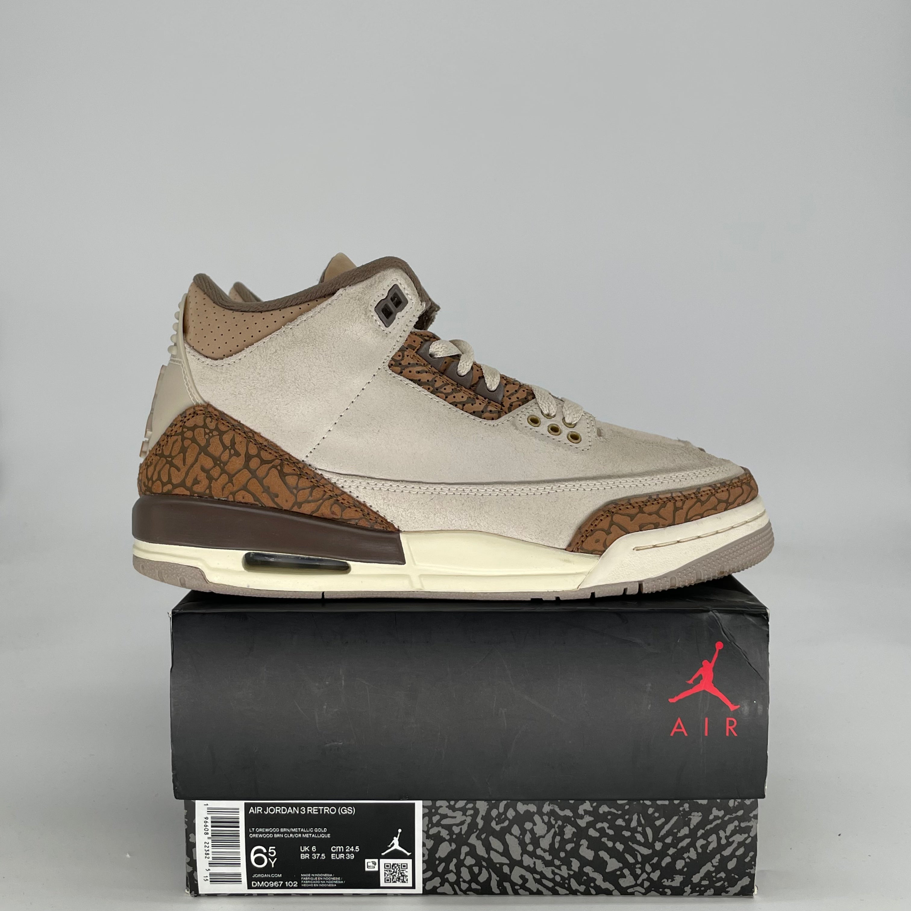 AIR JORDAN 3 PALOMINO CT8532-102 SIZE 6.5/8W
