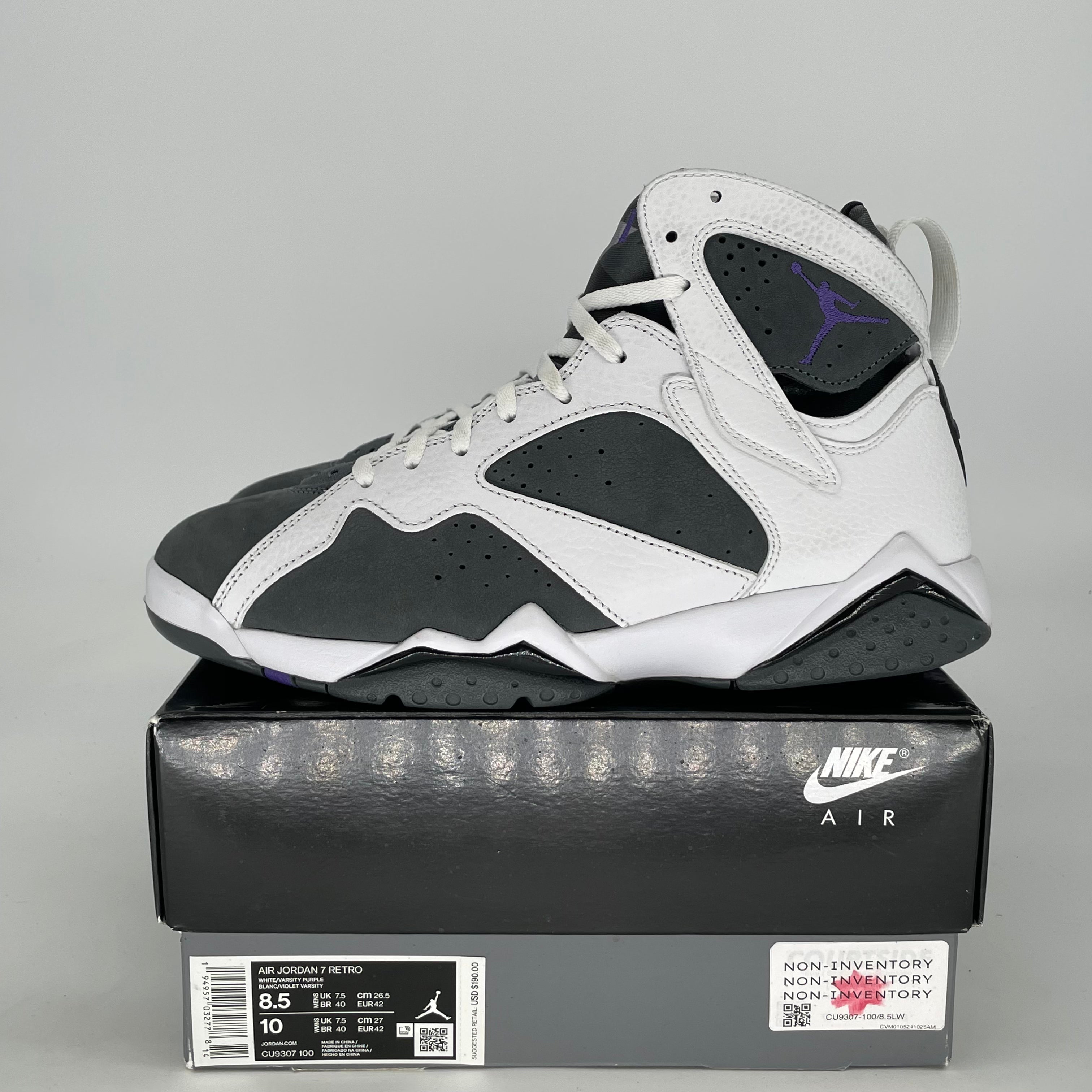 AIR JORDAN 7 FLINT CU9307-100 SIZE 8.5/10W
