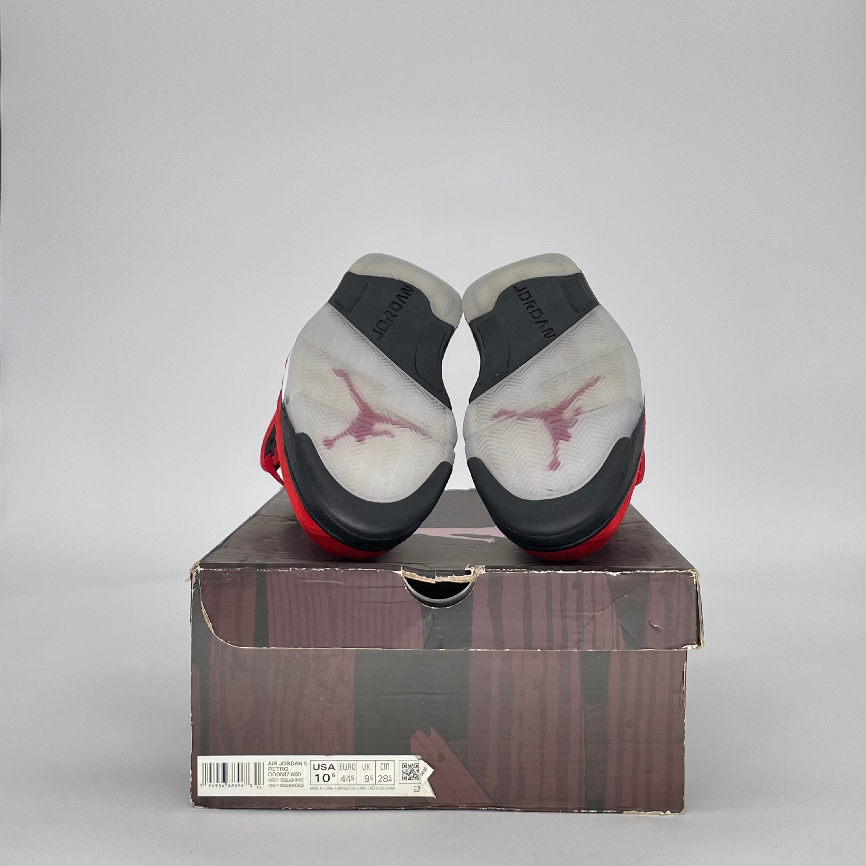 AIR JORDAN 5 RAGING BULL RED (2021) DD0587-600 SIZE 10.5/12W