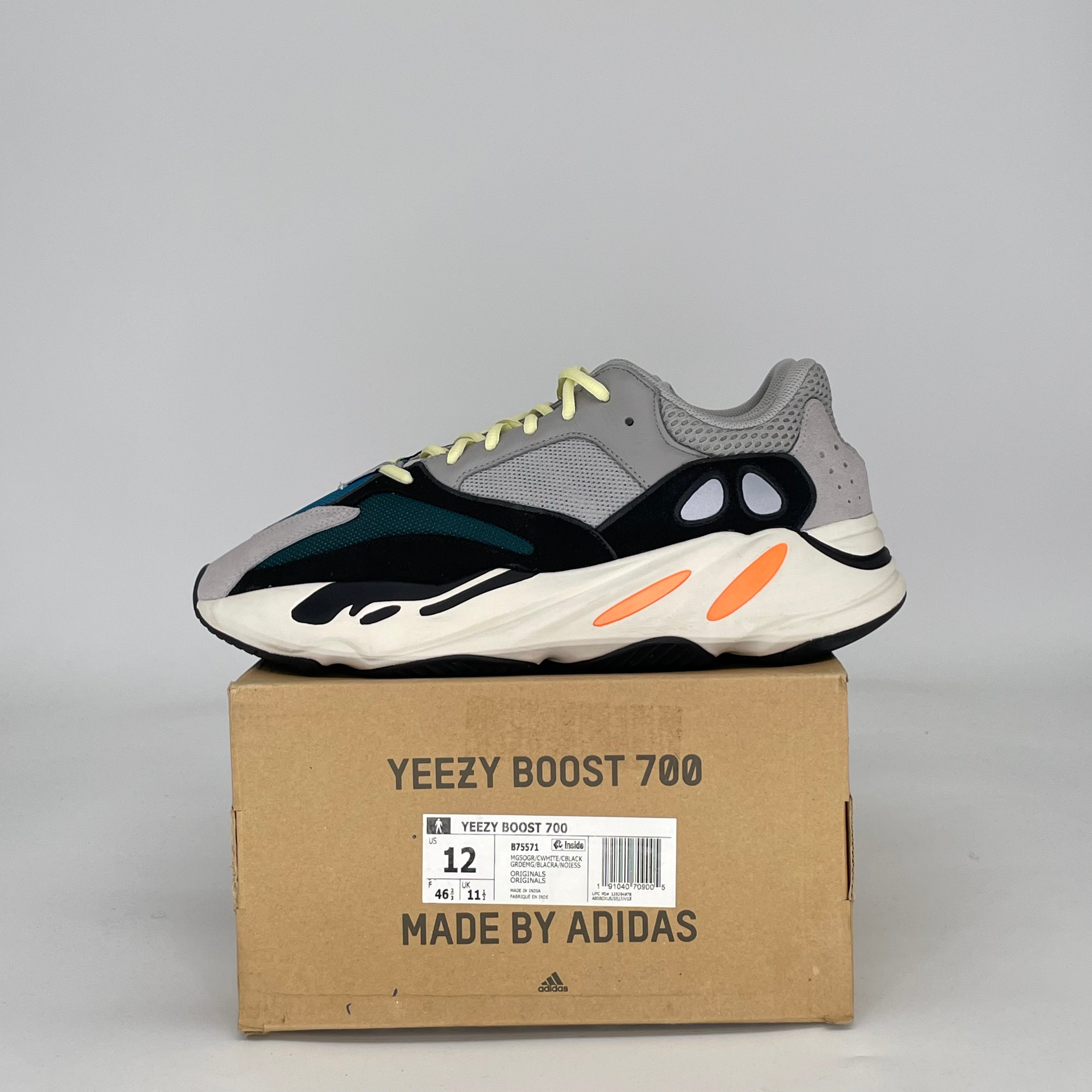 ADIDAS YEEZY BOOST 700 WAVE RUNNER B75571 SIZE 12/13.5W