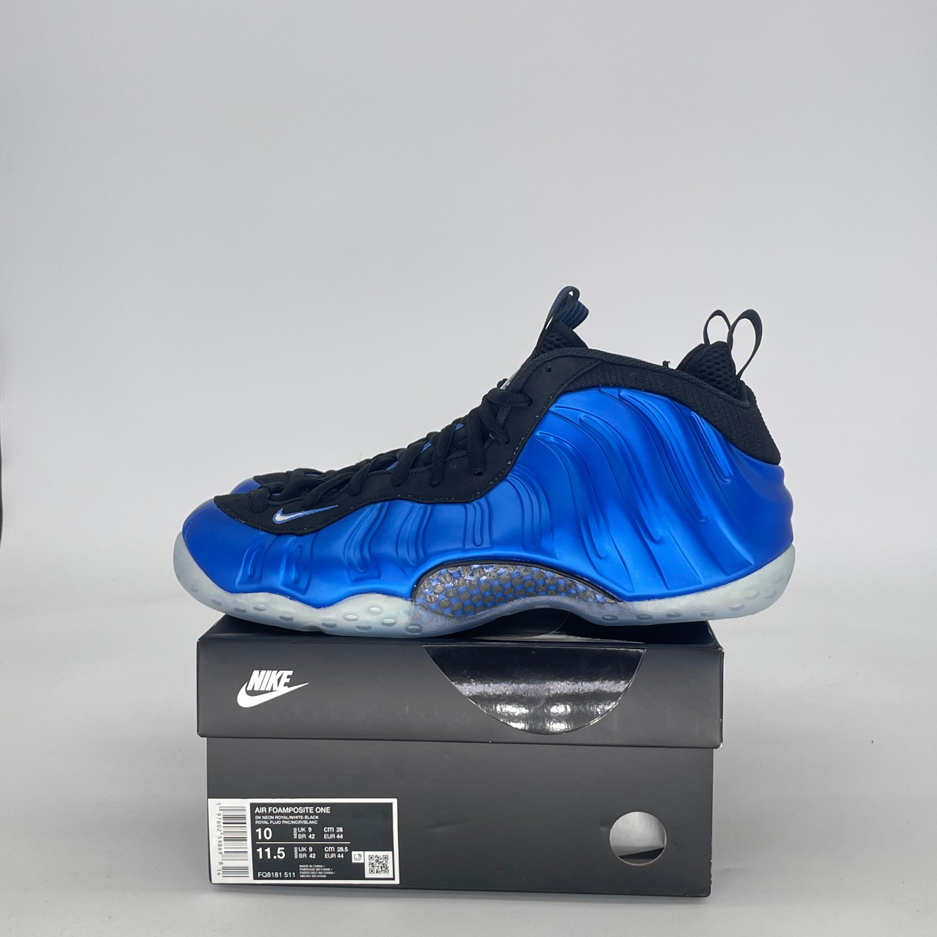 NIKE AIR FOAMPOSITE ONE INTERNATIONAL BLUE FQ8181-511 SIZE 10/11.5W