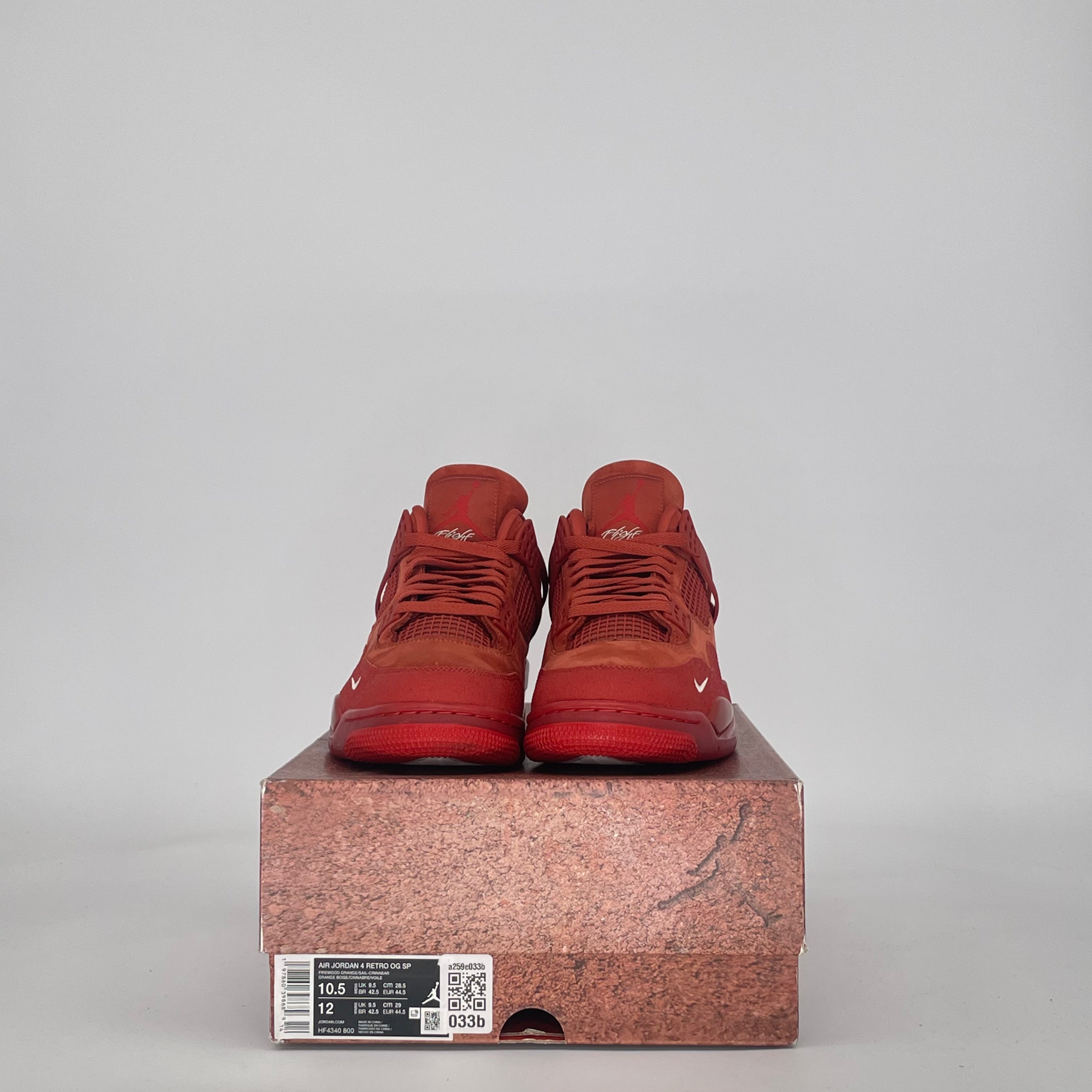 AIR JORDAN 4 NIGEL SYLVESTER BRICK BY BRICK HF4340-800 SIZE 10.5/12W