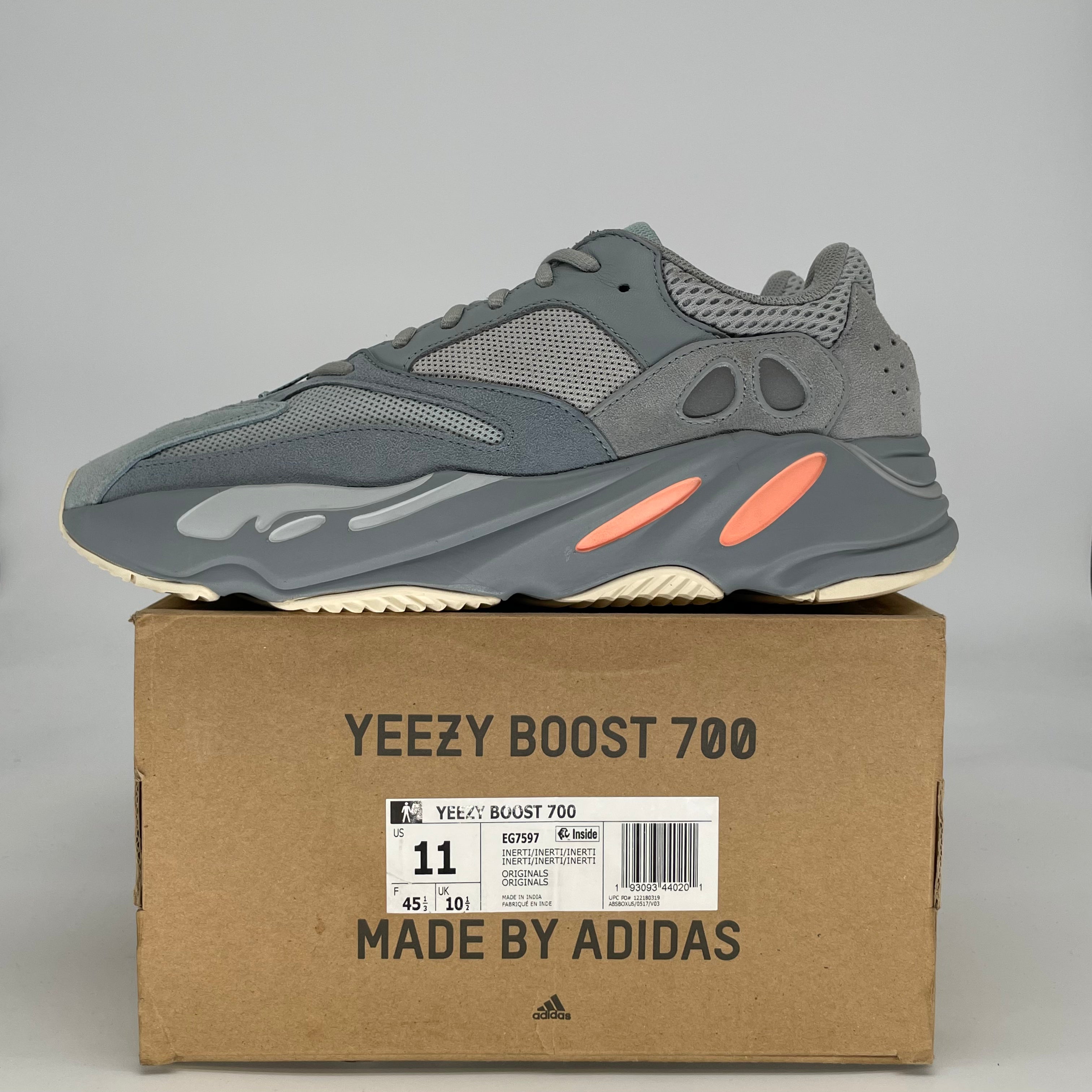 ADIDAS YEEZY BOOST 700 INERTIA EG7597 SIZE 11/12.5W