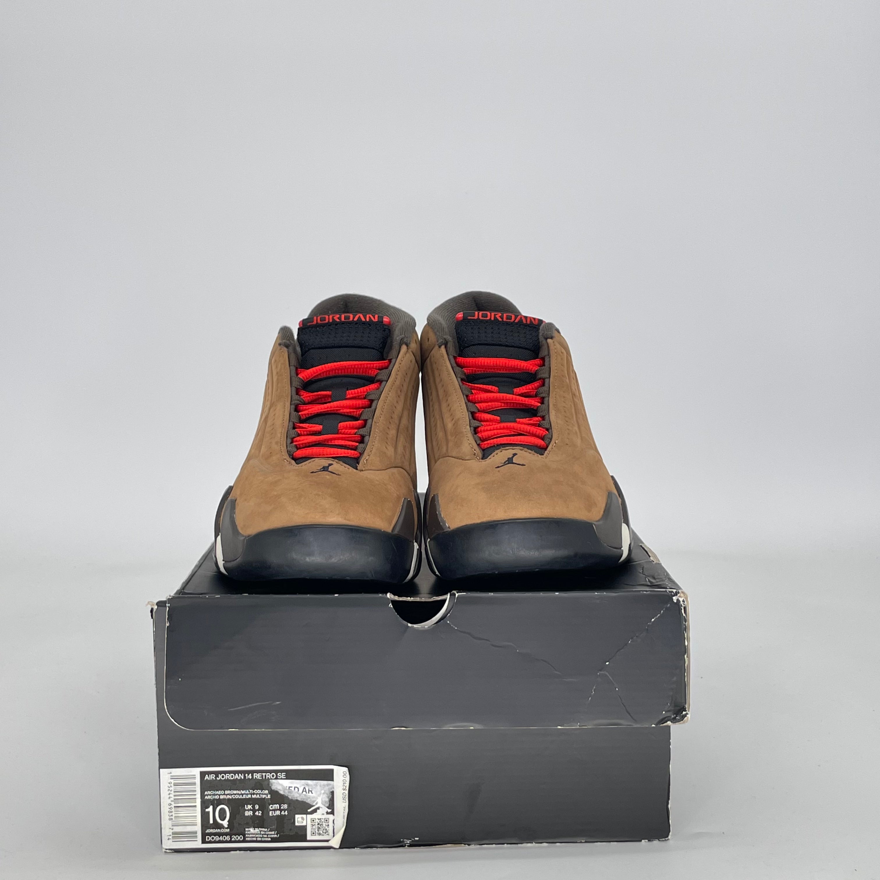 AIR JORDAN 14 WINTERED ARCHAEO BROWN DO9406-200 SIZE 10/11.5W
