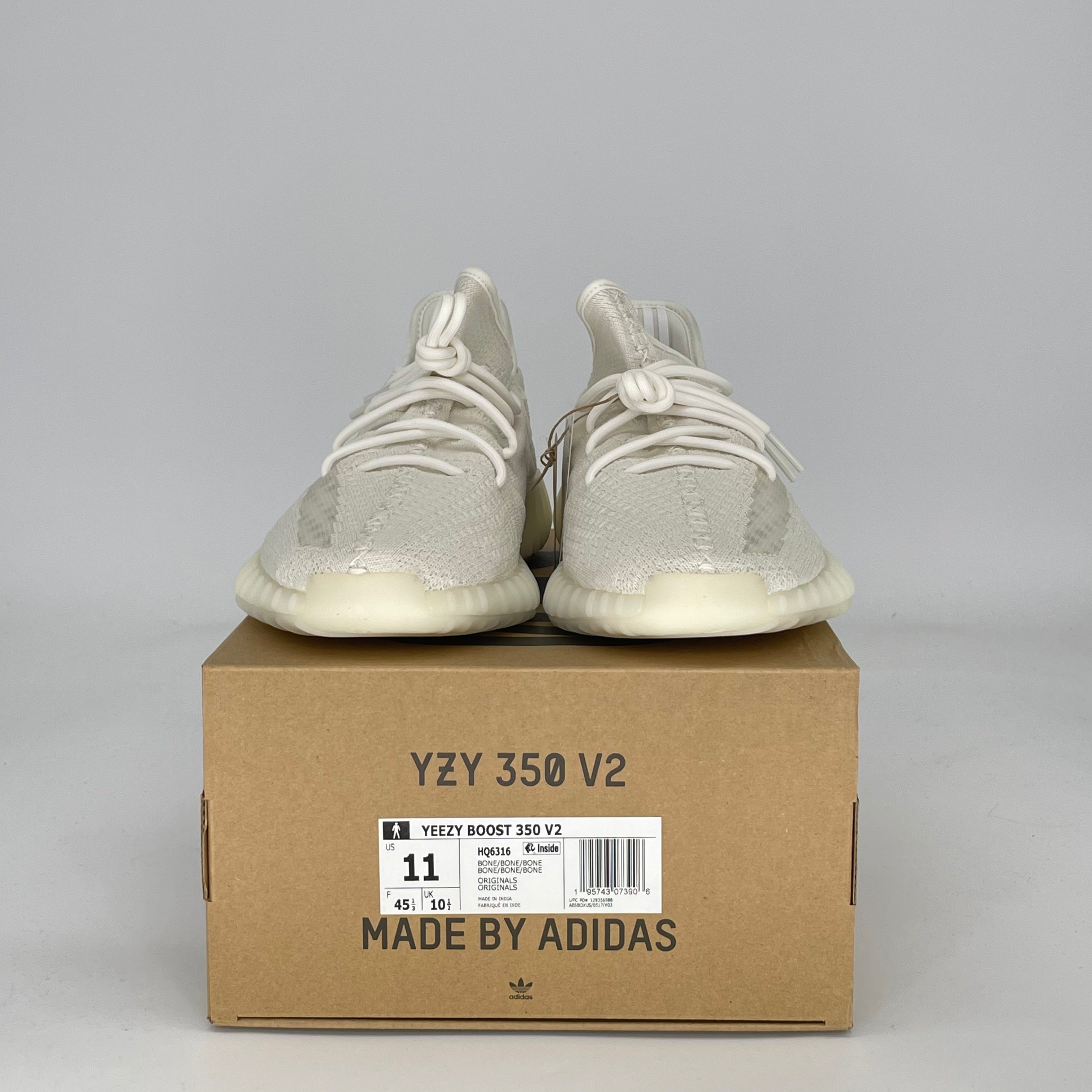 Yeezy Boost 350 V2 All white Bone/Bone/Bone Size 11 adidas Yeezy Boost 350 V2 Bone - HQ6316 Raffles & Where to Buy main image 4