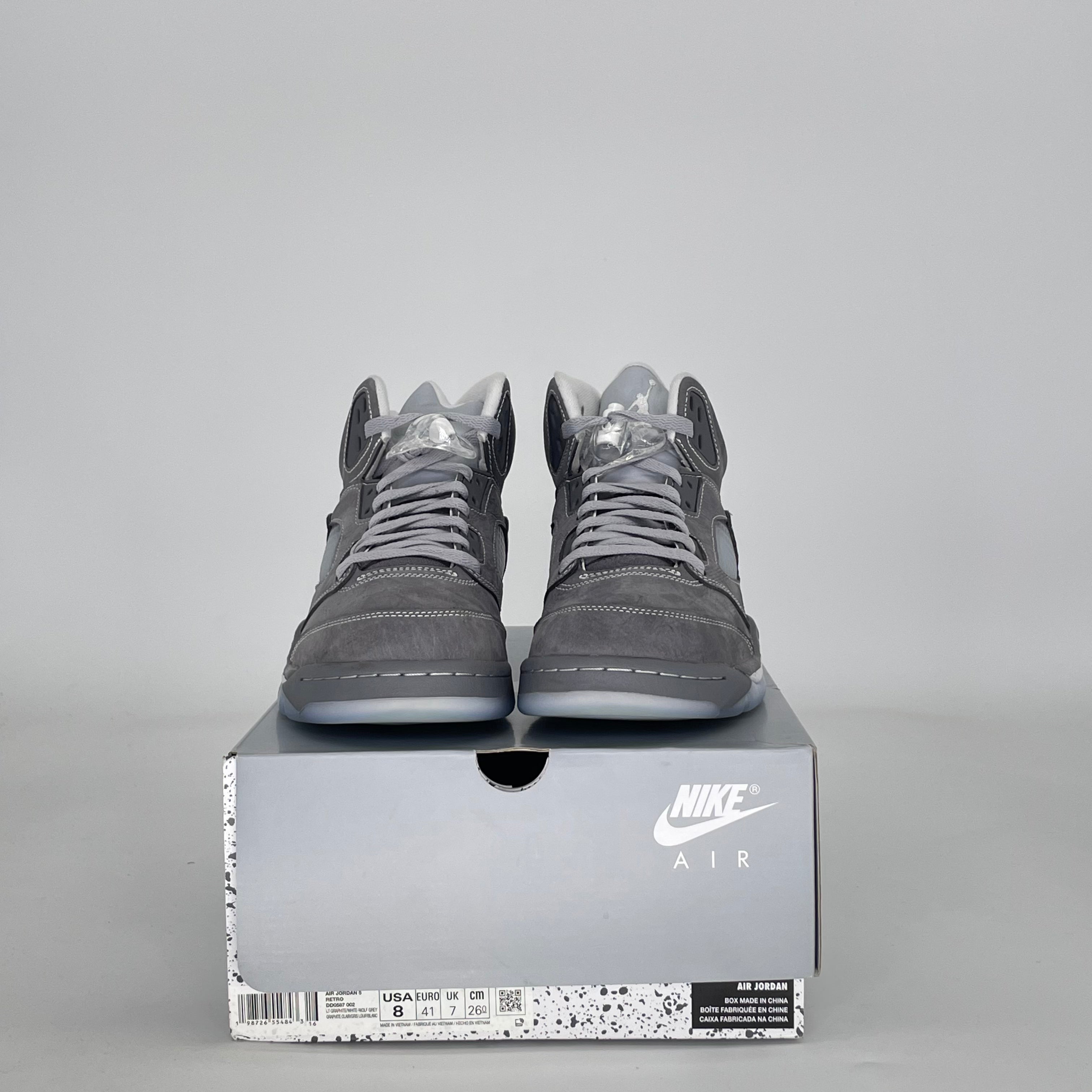 AIR JORDAN 5 WOLF GREY (2026) DD0587-002 SIZE 8/9.5W