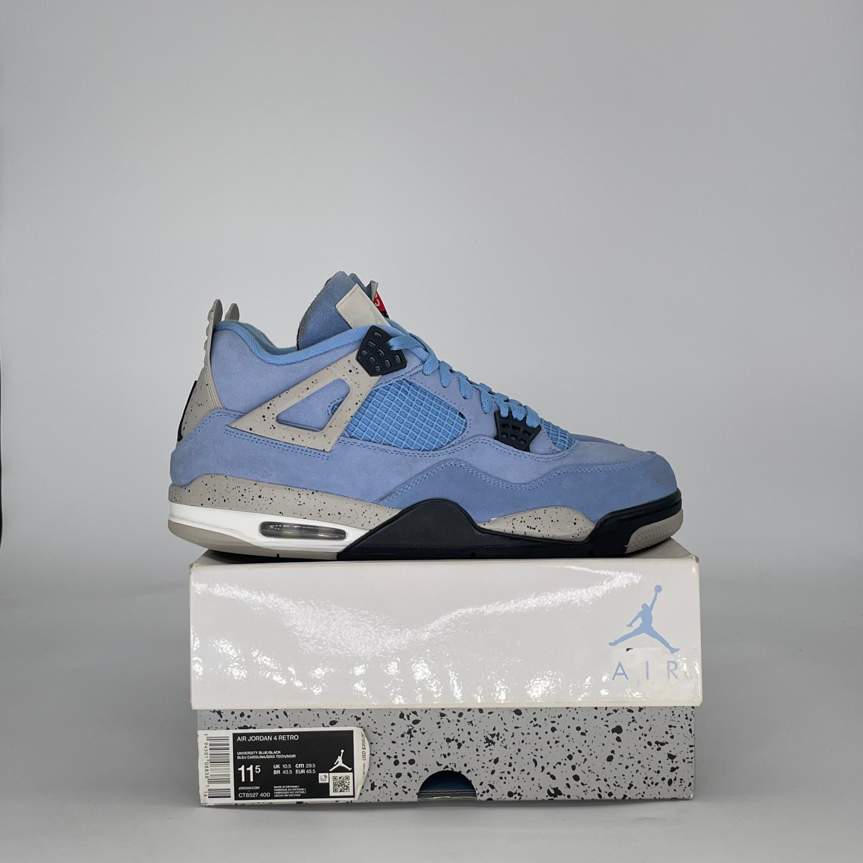 AIR JORDAN 4 UNIVERSITY BLUE CT8527-400 SIZE 11.5/13W