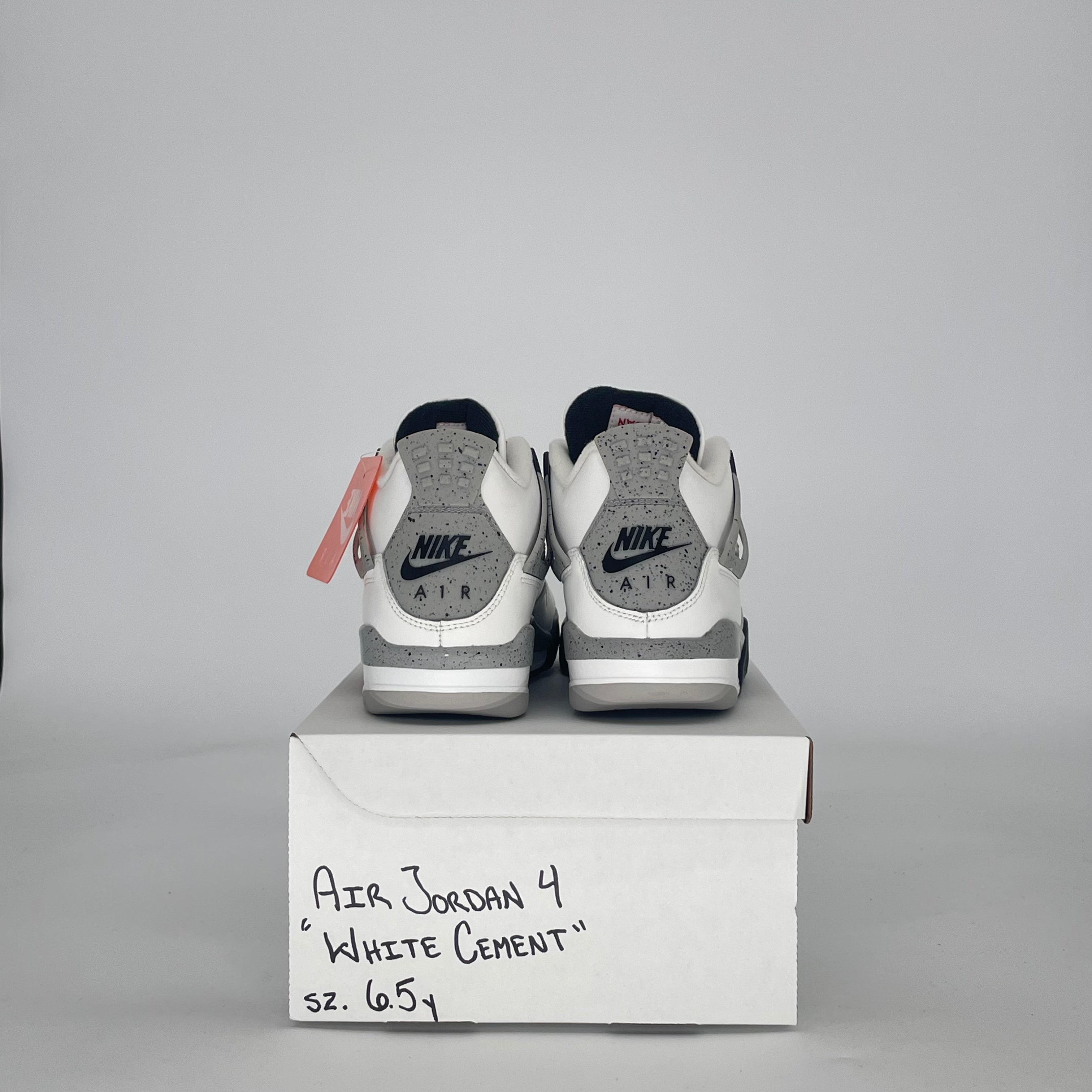 AIR JORDAN 4 WHITE CEMENT IB4171-100 SIZE 6.5/8W GS