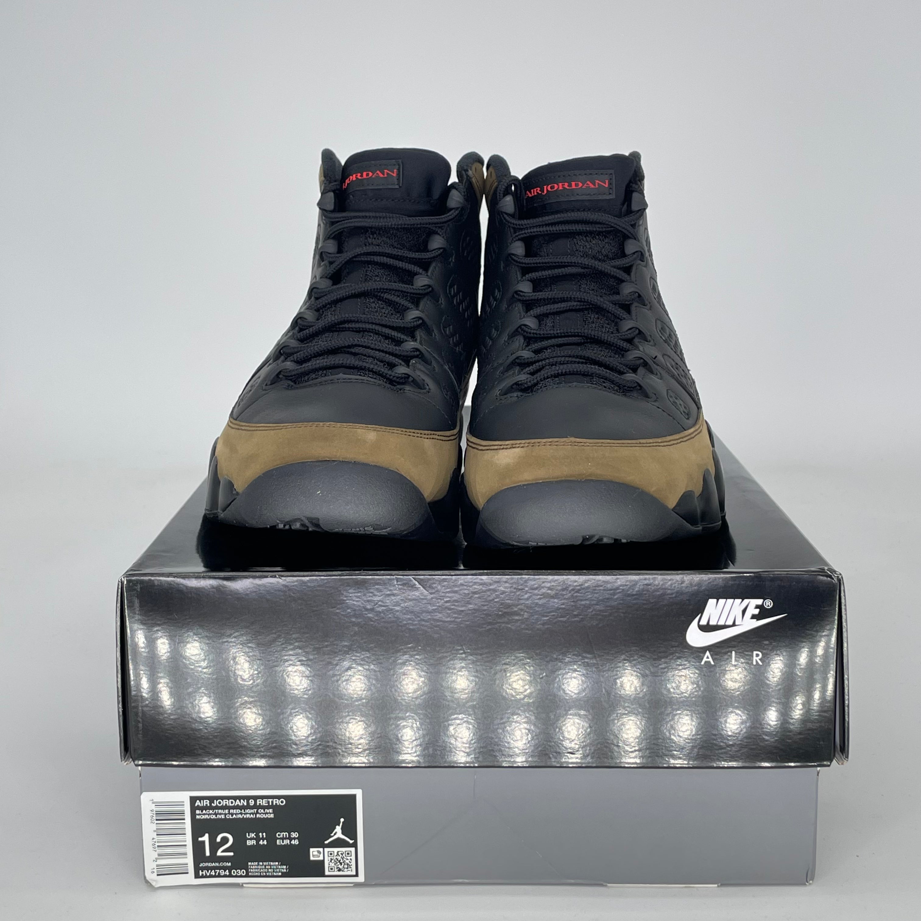 AIR JORDAN 9 OLIVE HV4794-030 SIZE 12/13.5W