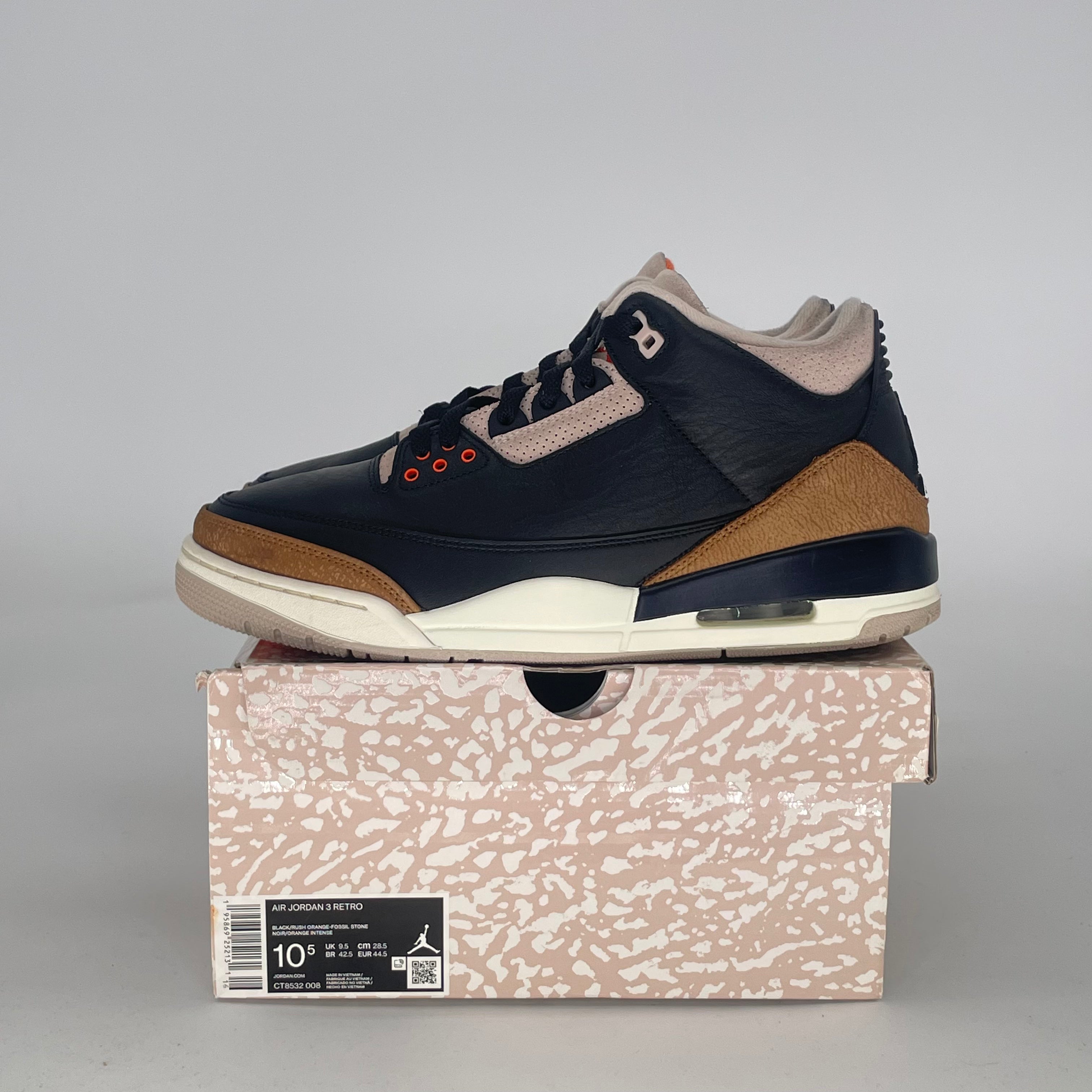 AIR JORDAN 3 DESERT ELEPHANT CT8532-008 SIZE 10.5/12W
