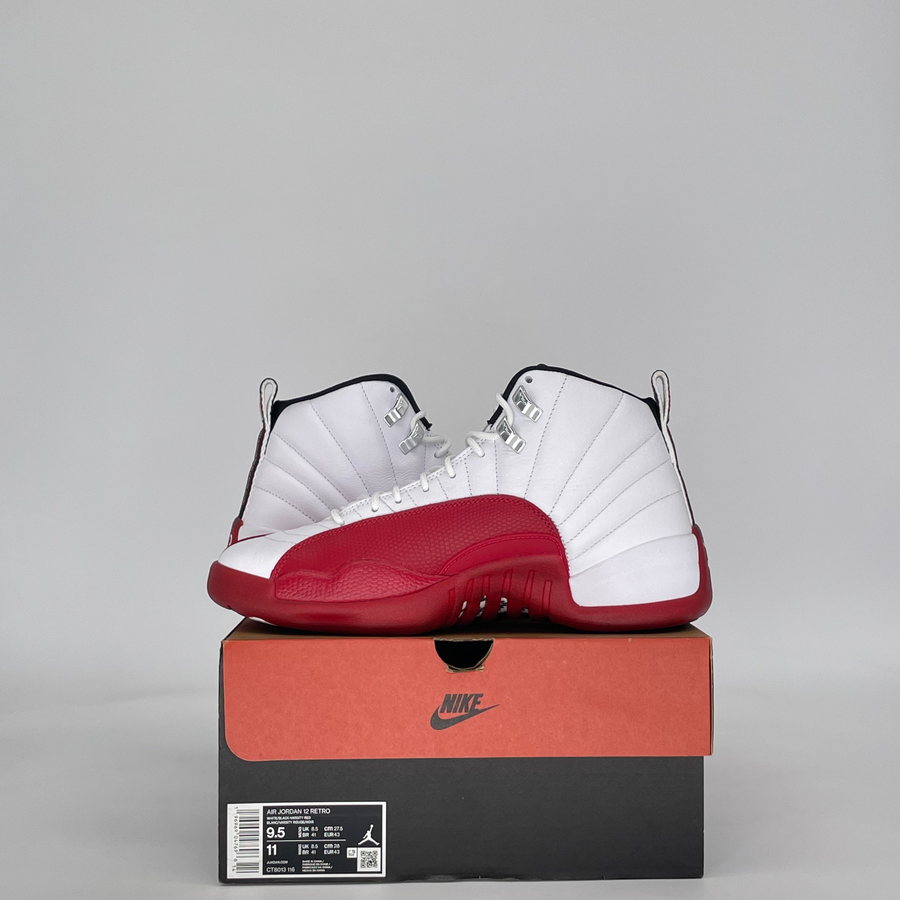 AIR JORDAN 12 CHERRY (2023) CT8013-116 SIZE 9.5/11W