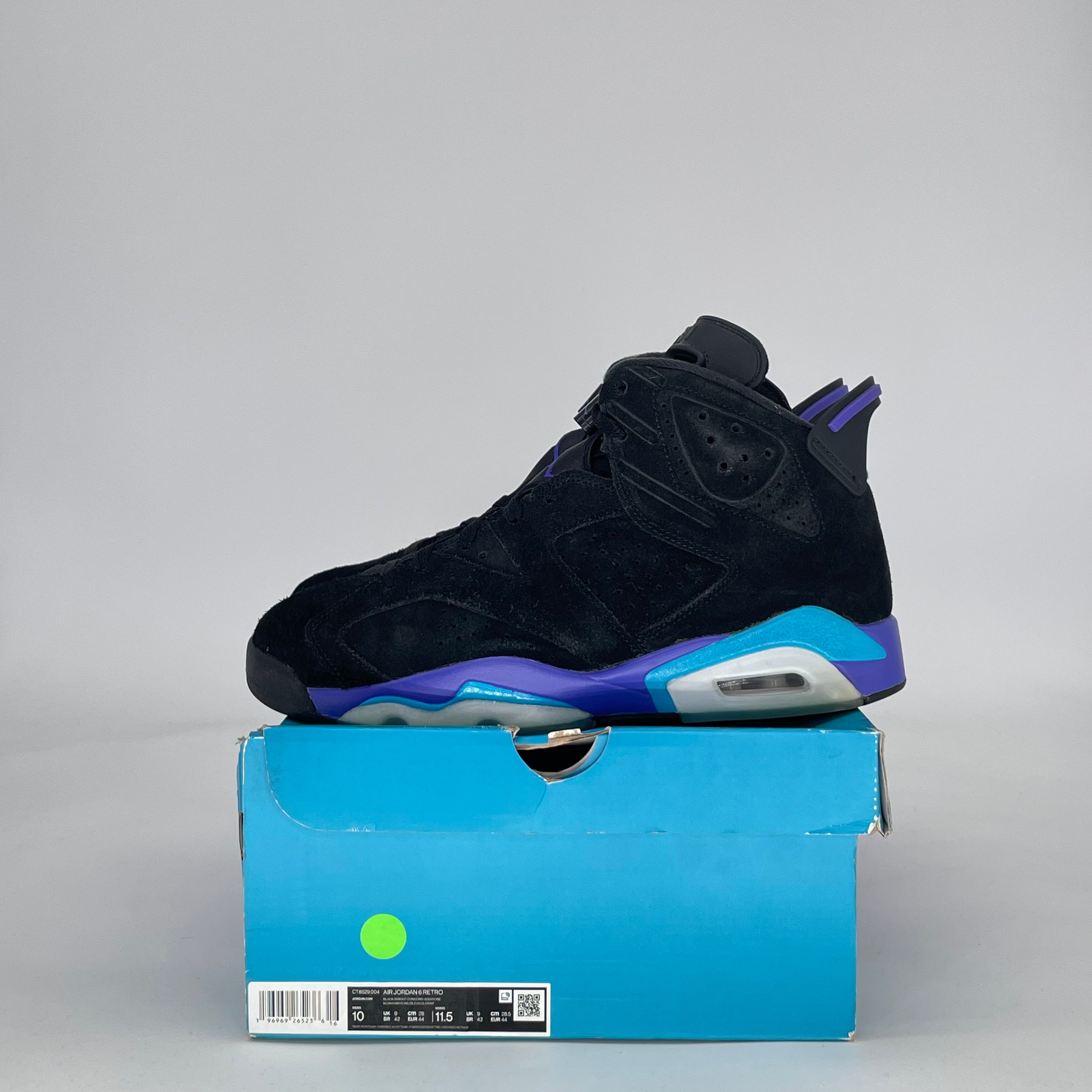 AIR JORDAN 6 AQUA CT8529-004 SIZE 10/11.5W