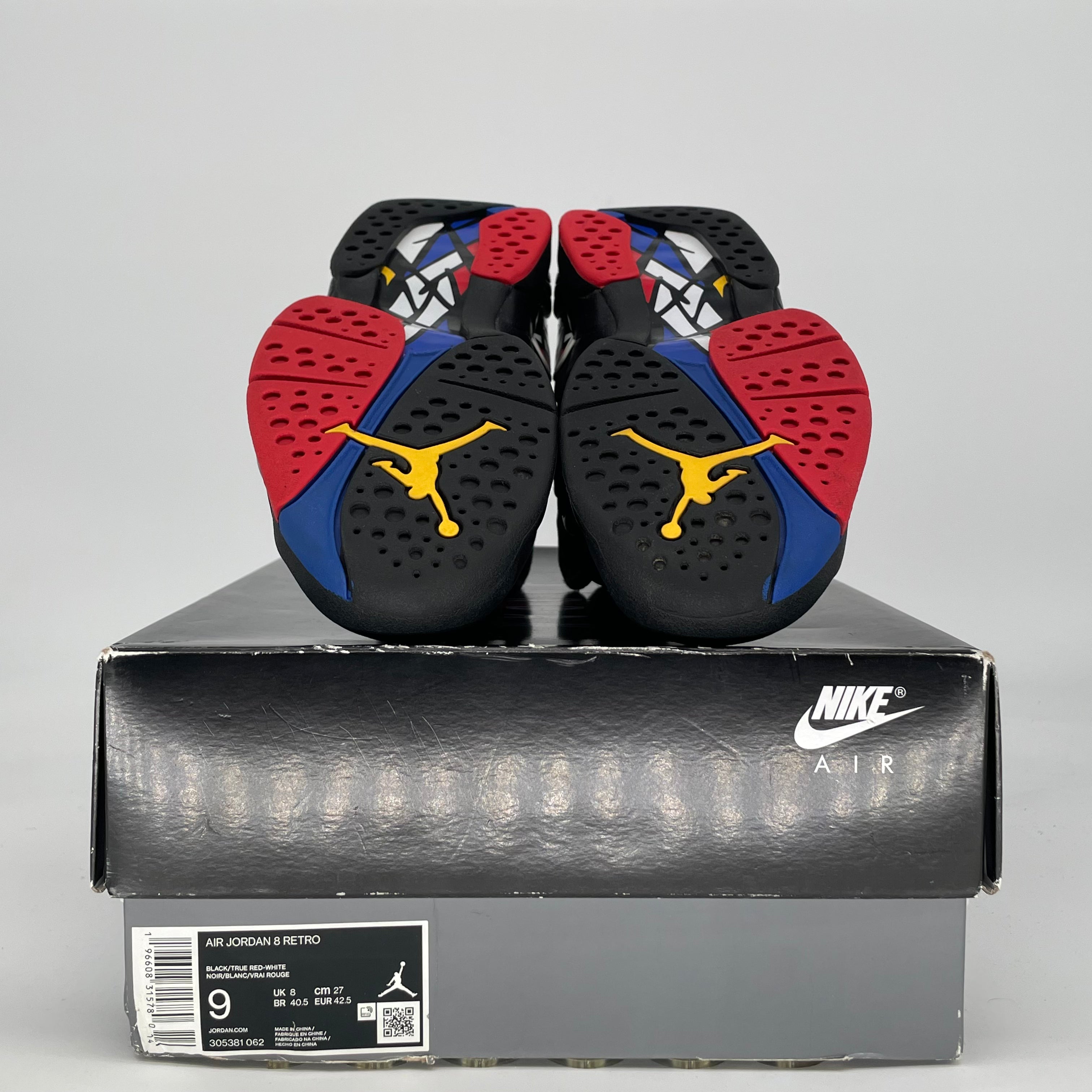 AIR JORDAN 8 PLAYOFFS 305381-062 SIZE 9/10.5W