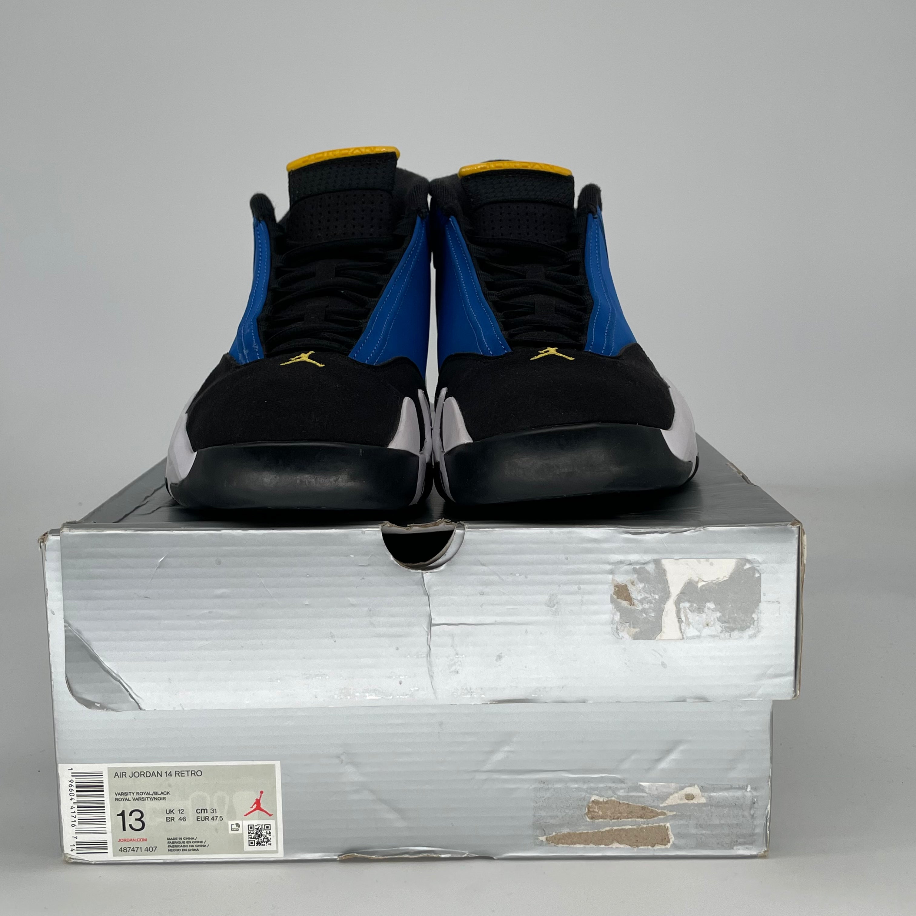AIR JORDAN 14 LANEY 487471-407 SIZE 13/14.5W