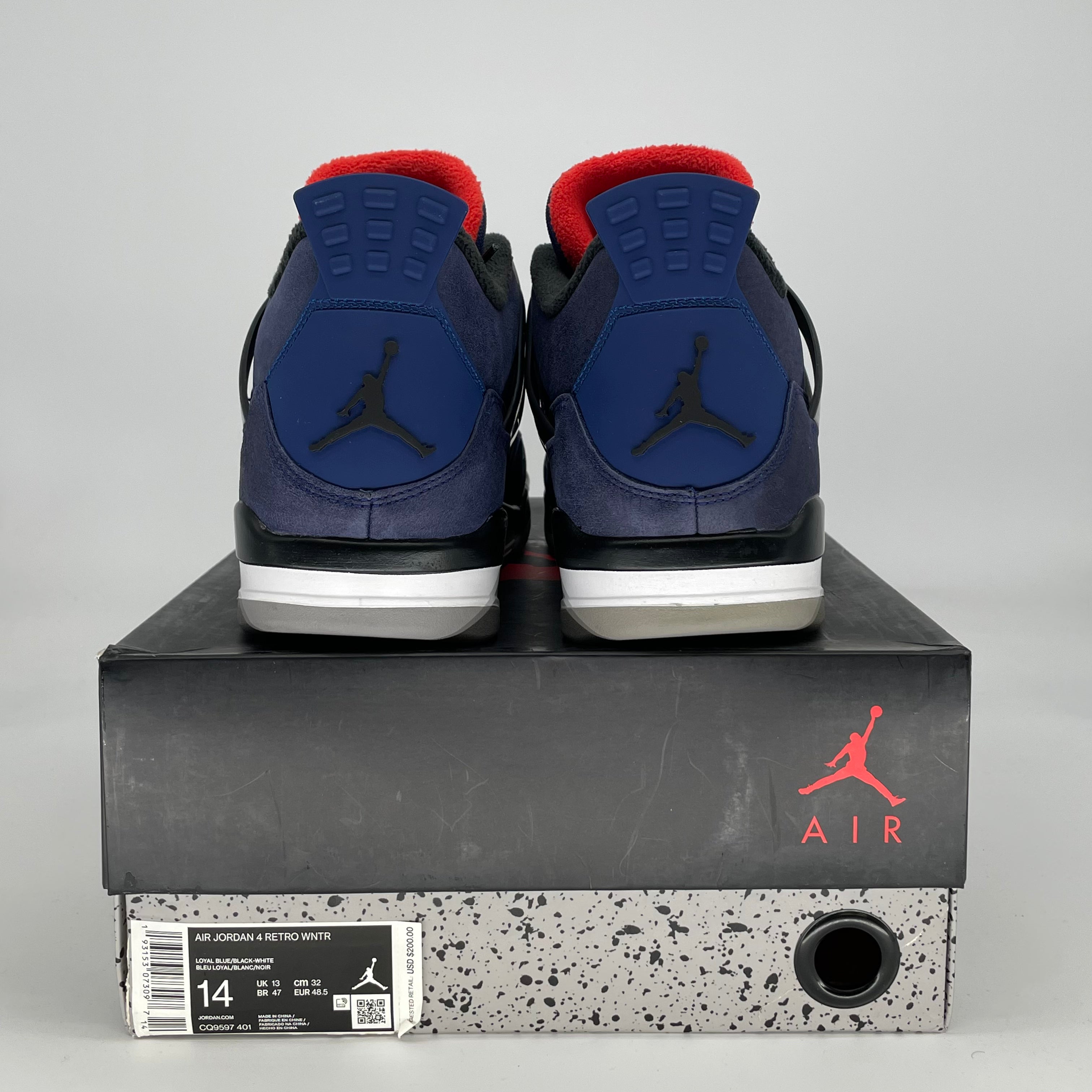 AIR JORDAN 4 WINTERIZED LOYAL BLUE CQ9597-401 SIZE 14/15.5W