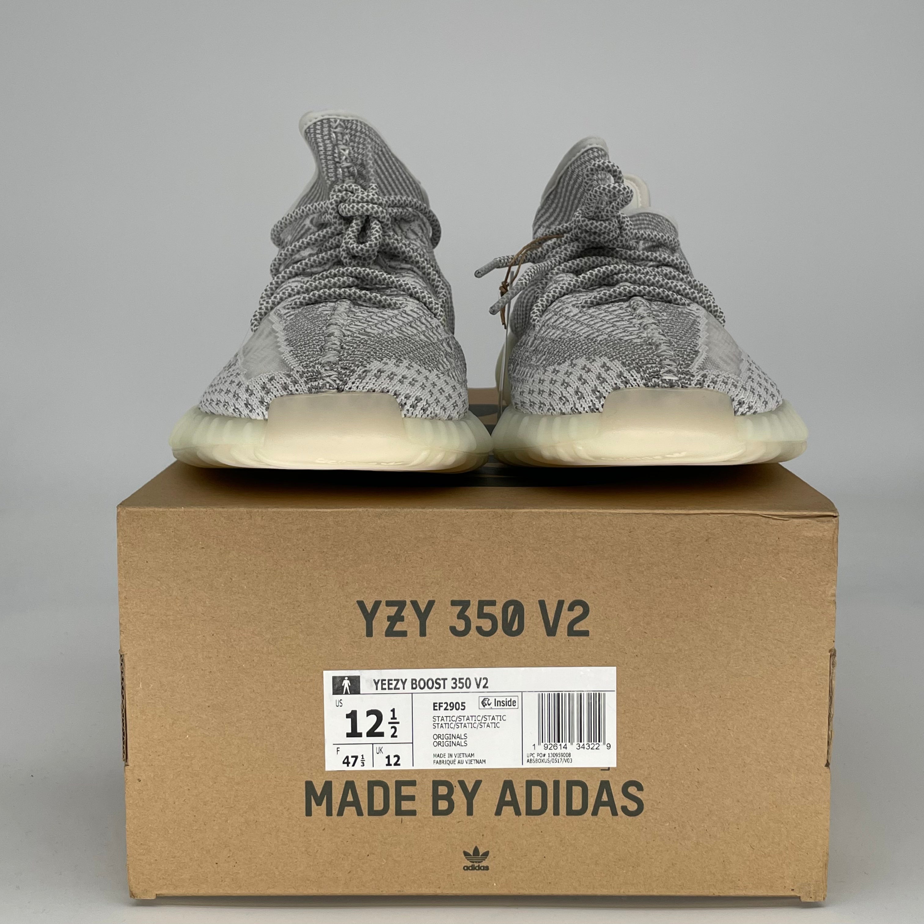 ADIDAS YEEZY 350 V2 STATIC (NON-REFLECTIVE) EF2905 SIZE 12.5/14W