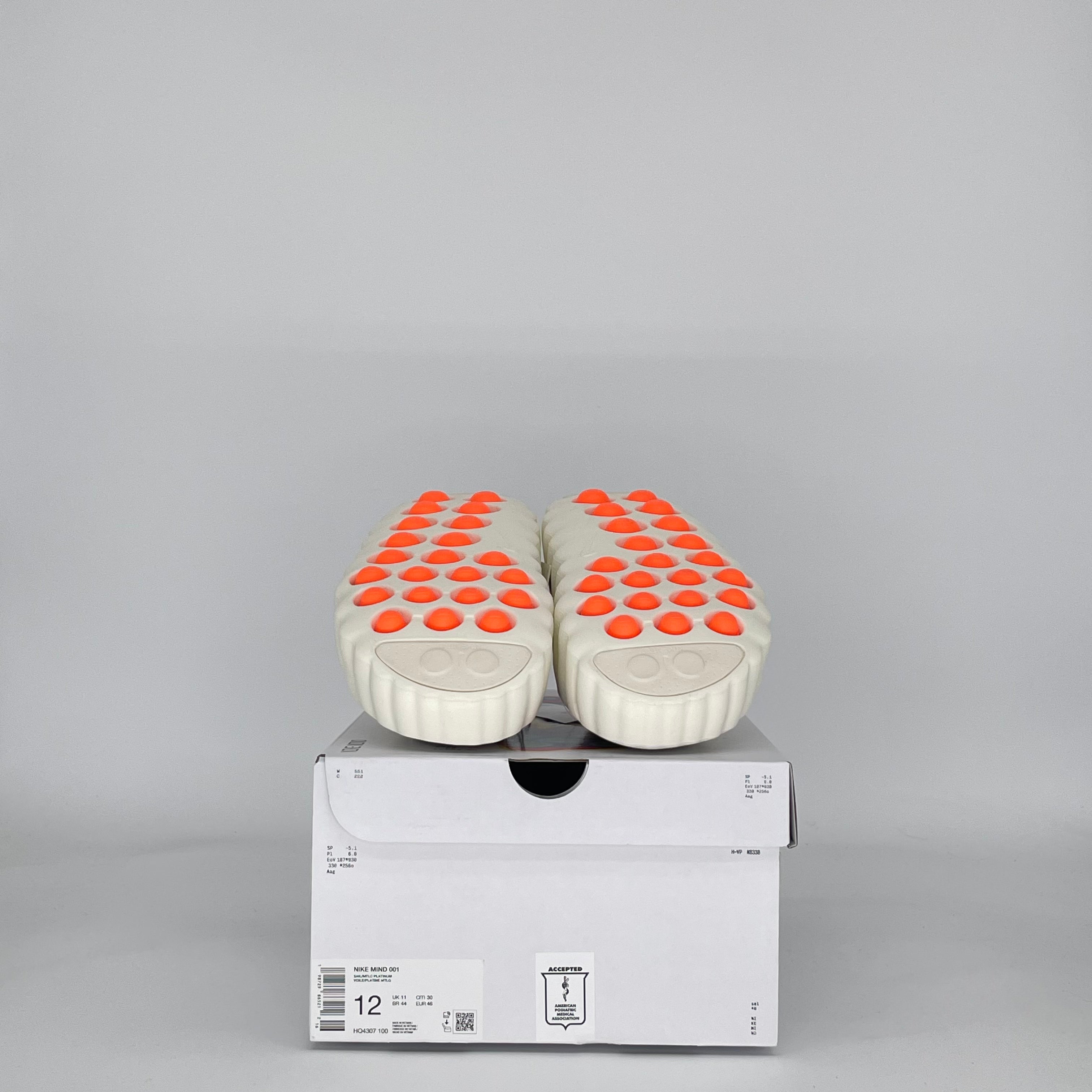 NIKE MIND 001 SLIDE SAIL HQ4307-100 SIZE 12/13.5W