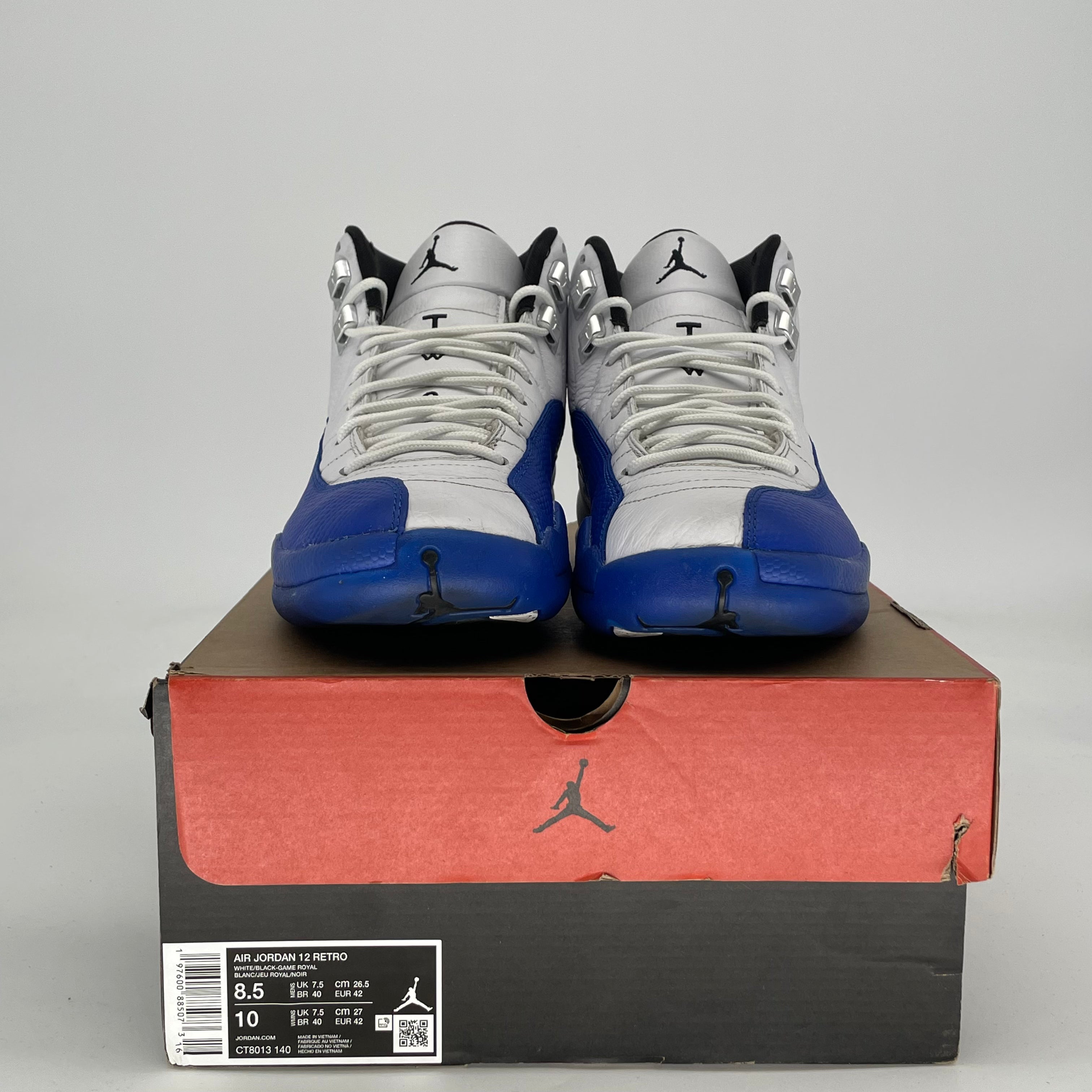 AIR JORDAN 12 BLUEBERRY CT8013-140 SIZE 8.5/10W