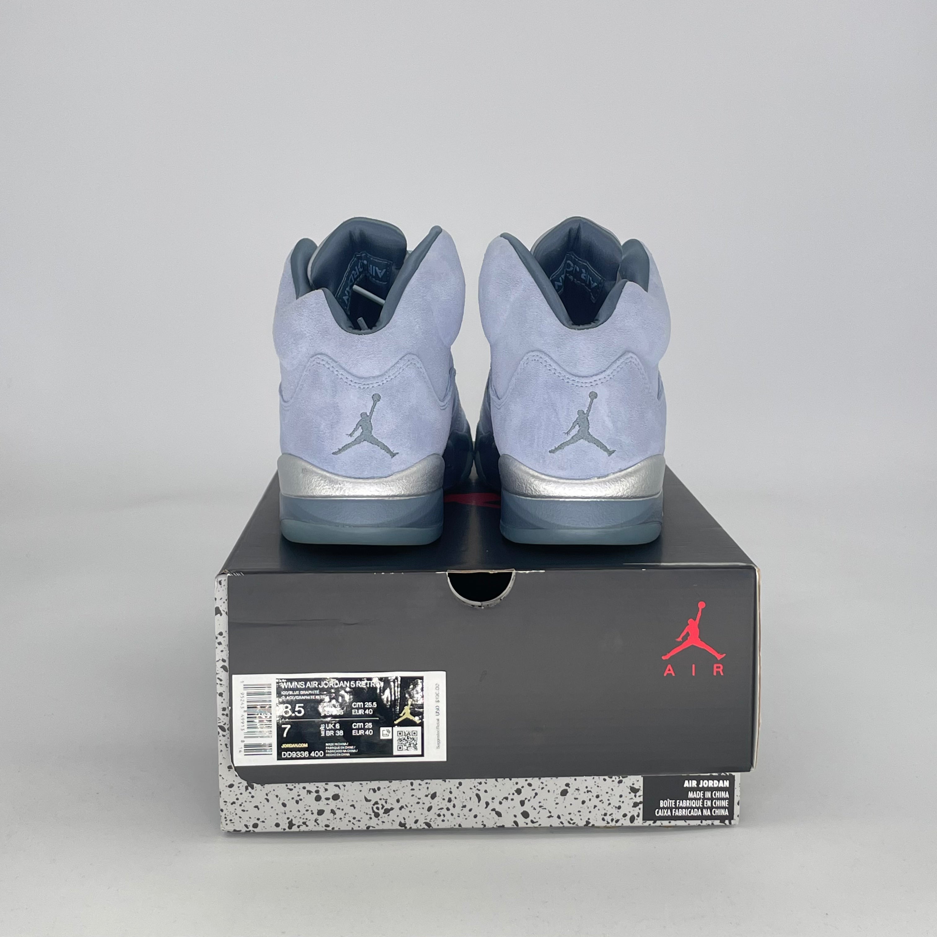 AIR JORDAN 5 BLUEBIRD DD9336-400 SIZE 7/8.5W GS